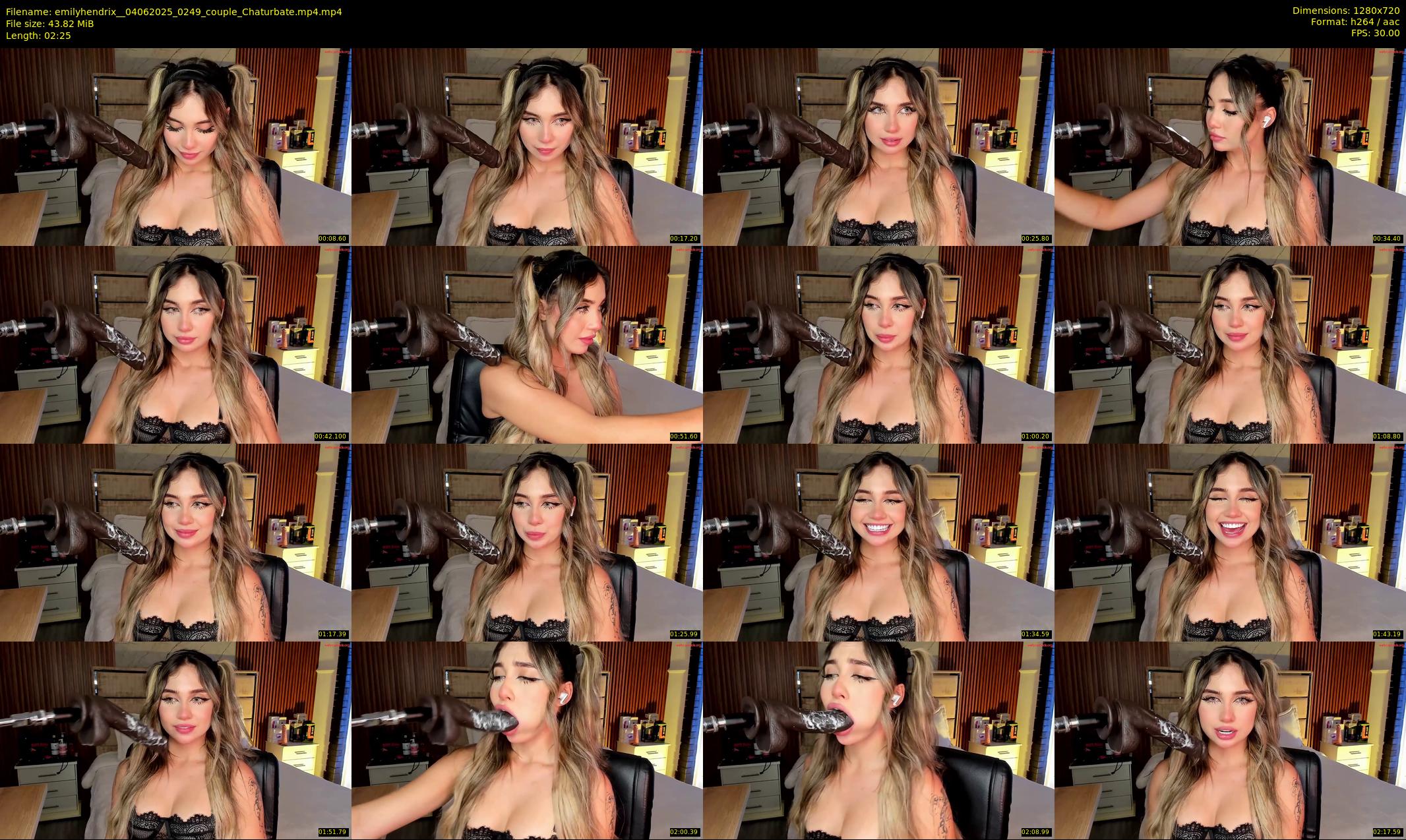 emilyhendrix_ — 3 minute Chaturbate couple cam show recording, 720p, Jun 4, 2025