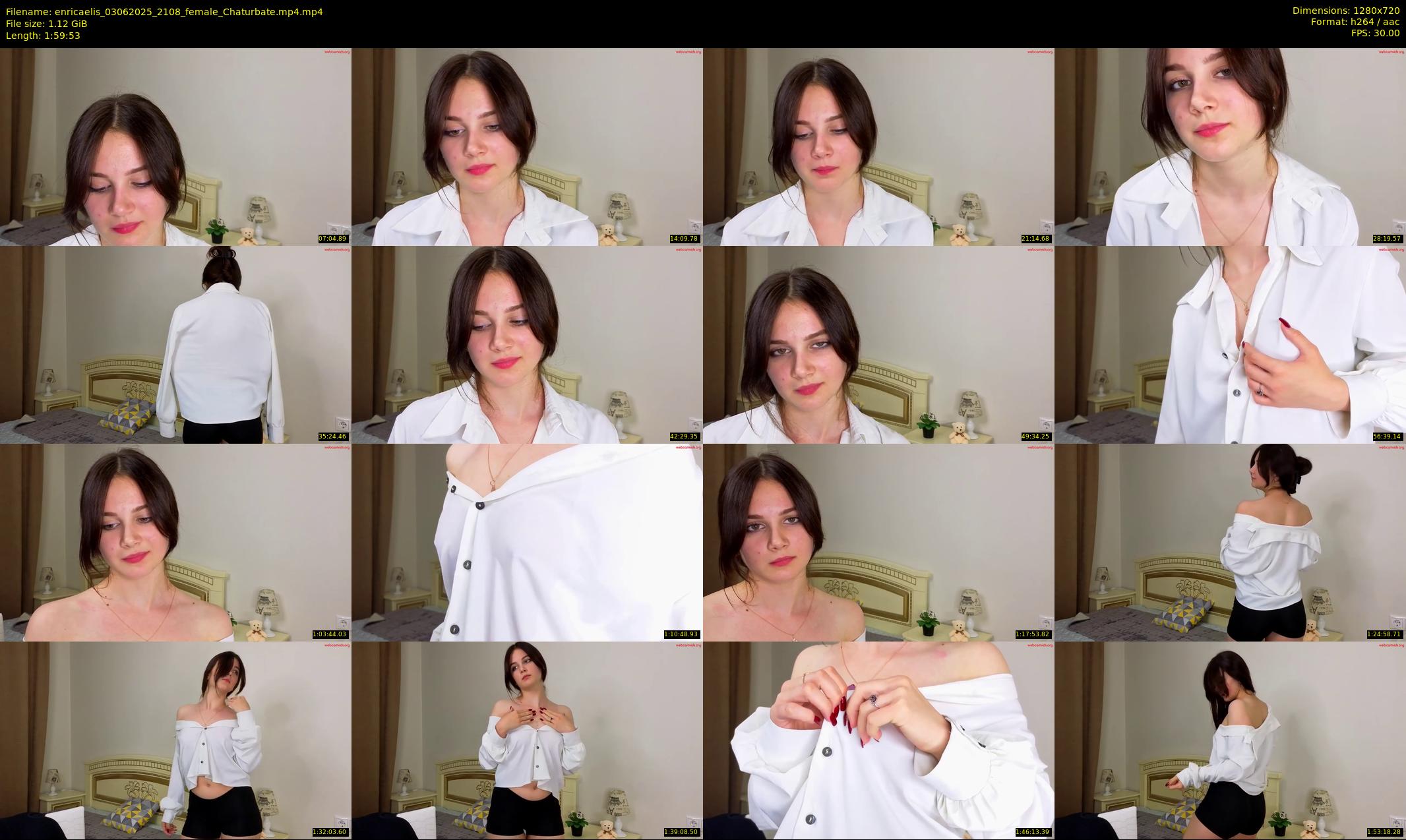 enricaelis — 120 minute Chaturbate female cam show recording, 720p, Jun 3, 2025