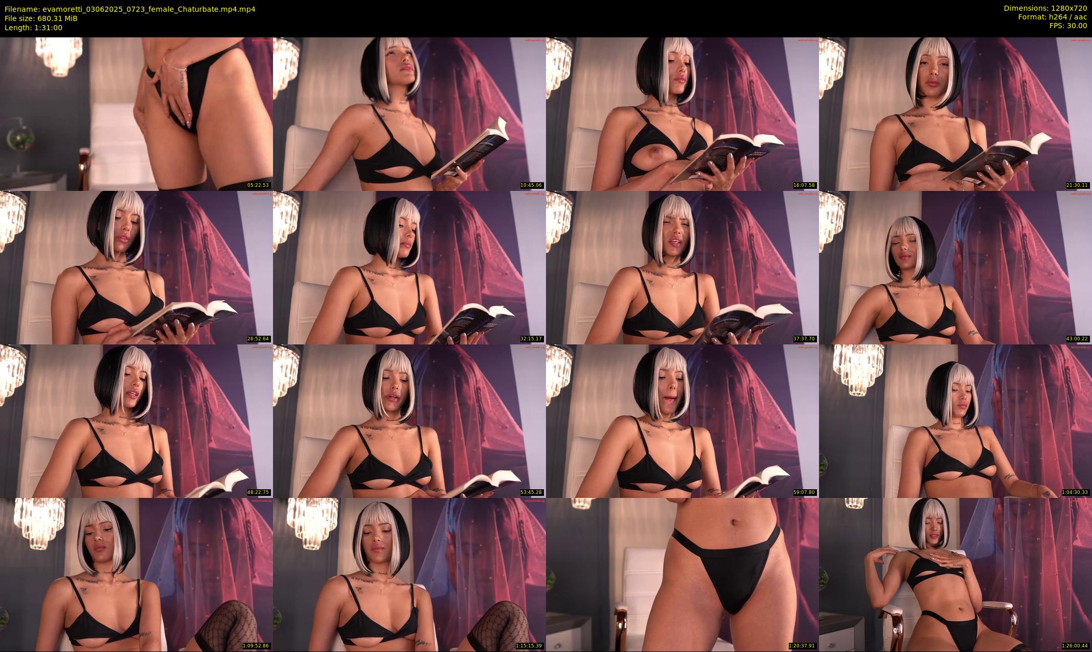 evamoretti — 91 minute Chaturbate female cam show recording, 720p, Jun 3, 2025