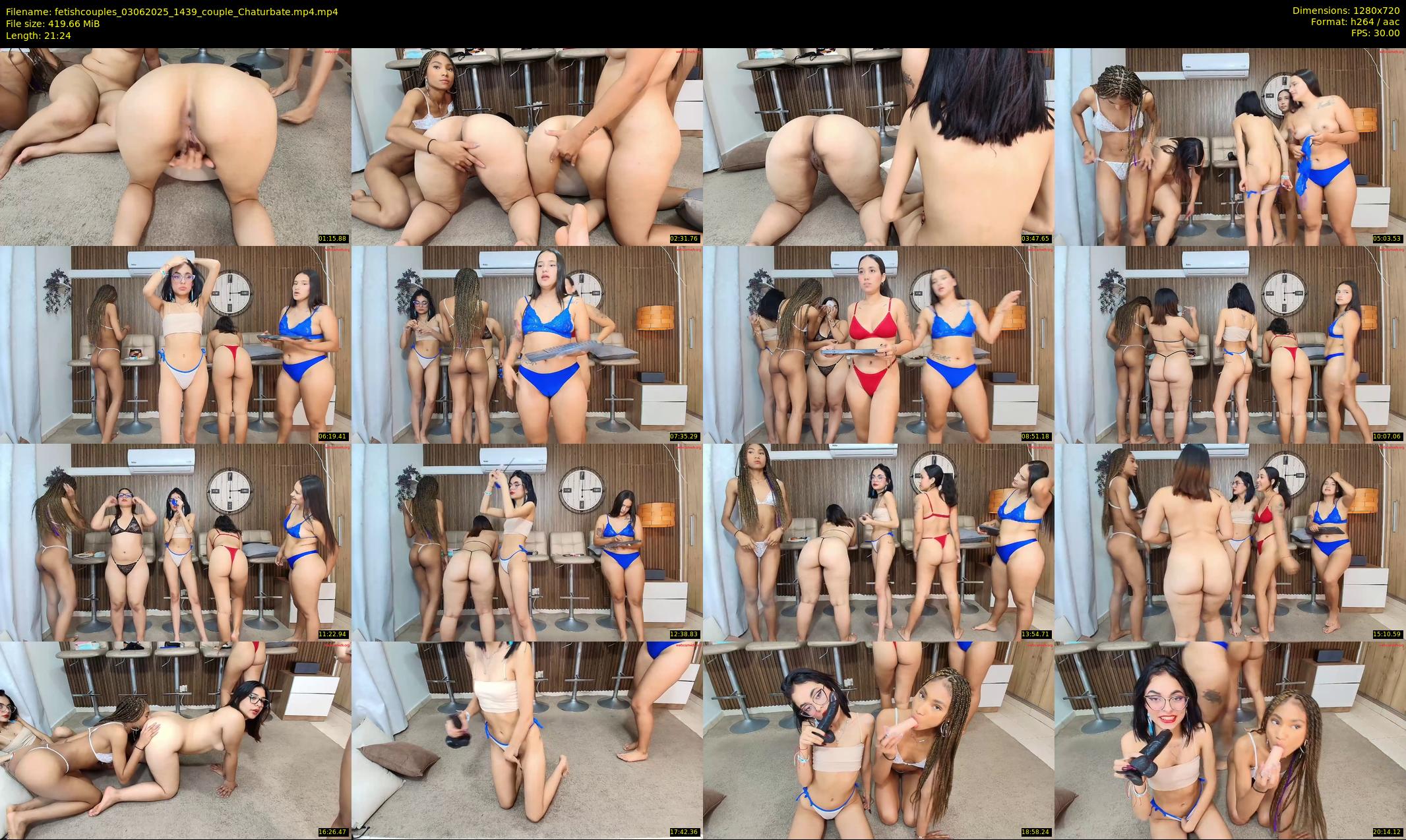 fetishcouples — 22 minute Chaturbate couple cam show recording, 720p, Jun 3, 2025