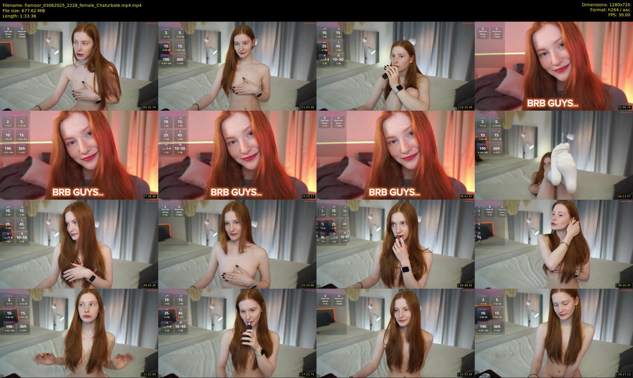 fiamoor — 94 minute Chaturbate female cam show recording, 720p, Jun 3, 2025