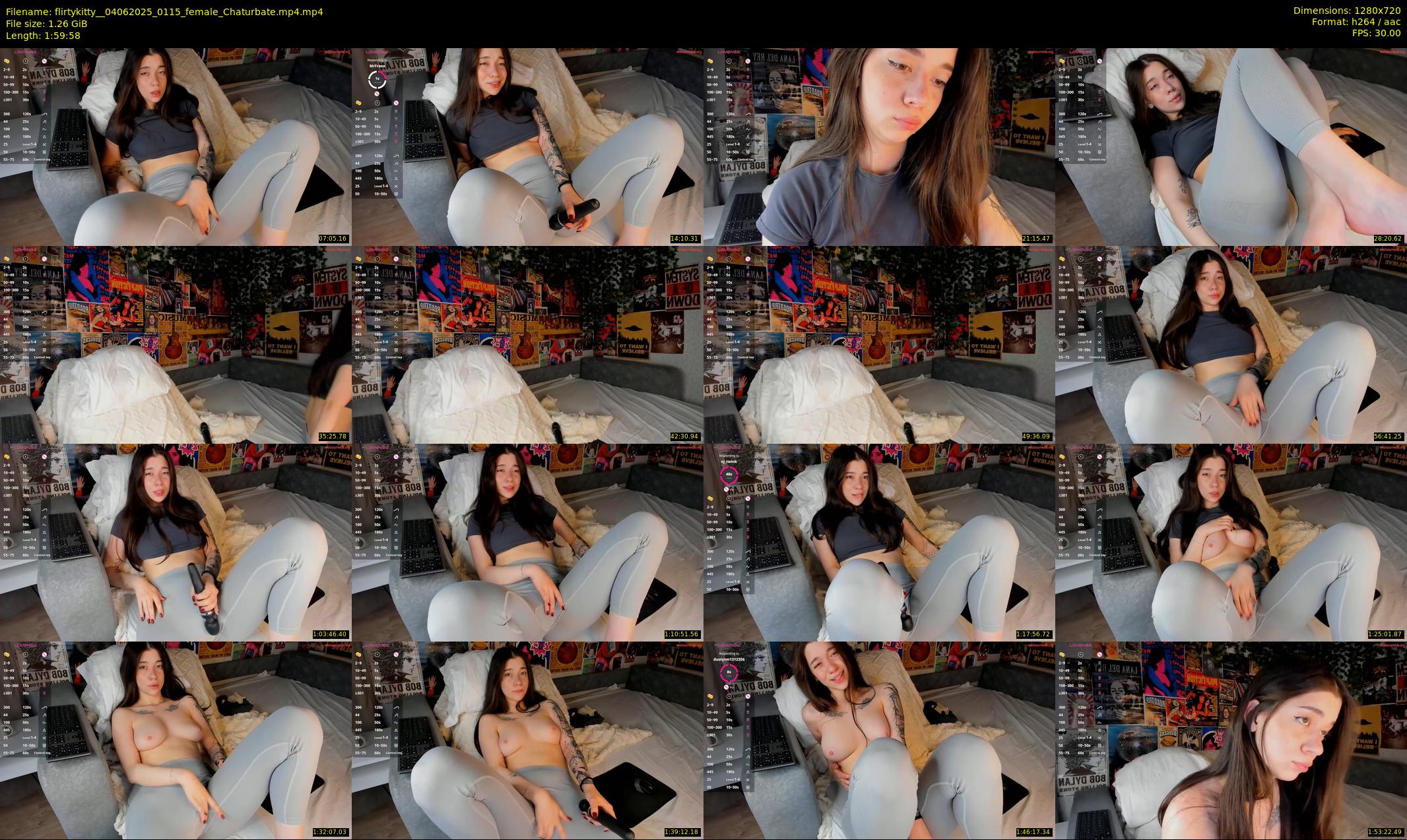 flirtykitty_ — 120 minute Chaturbate female cam show recording, 720p, Jun 4, 2025