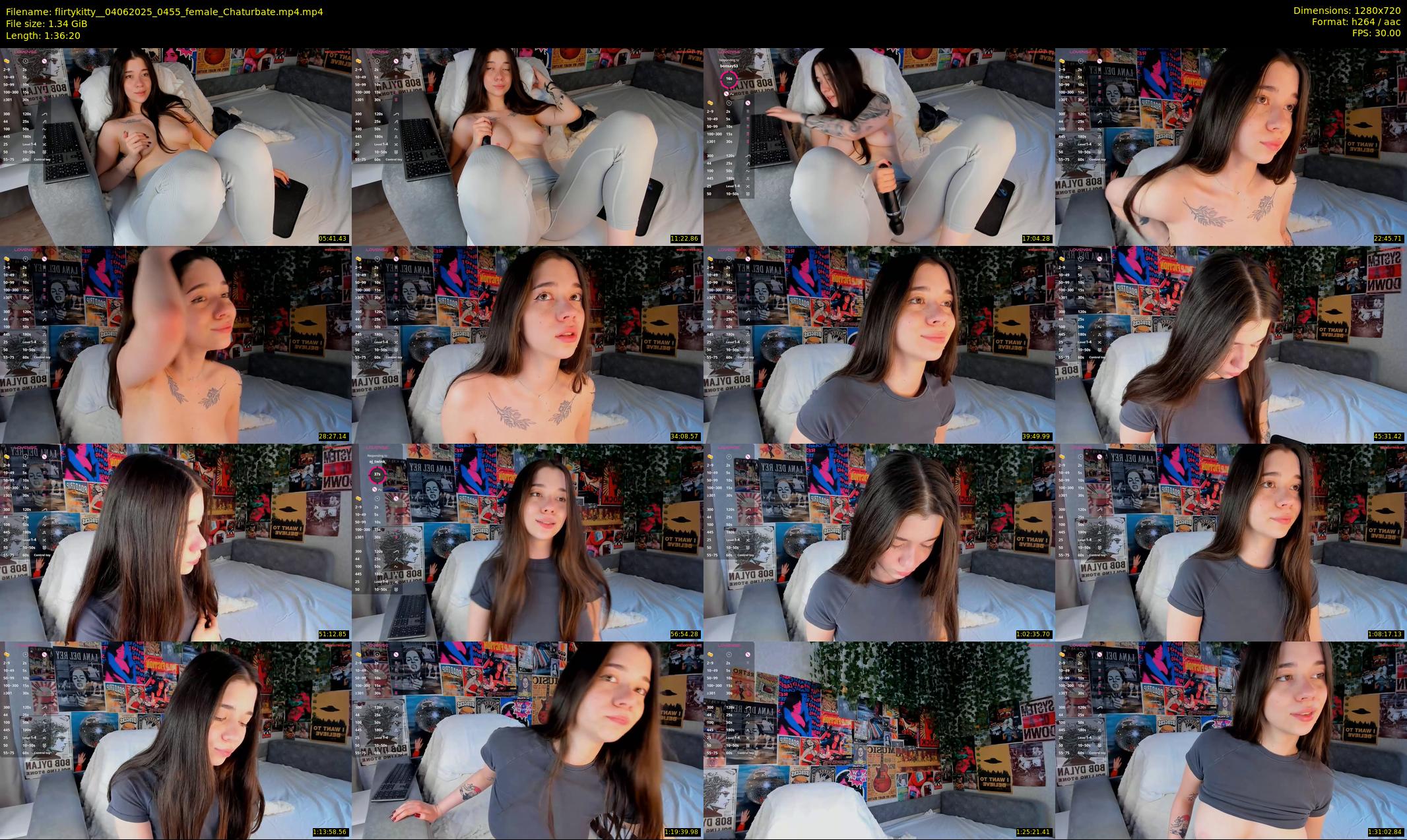 flirtykitty_ — 97 minute Chaturbate female cam show recording, 720p, Jun 4, 2025