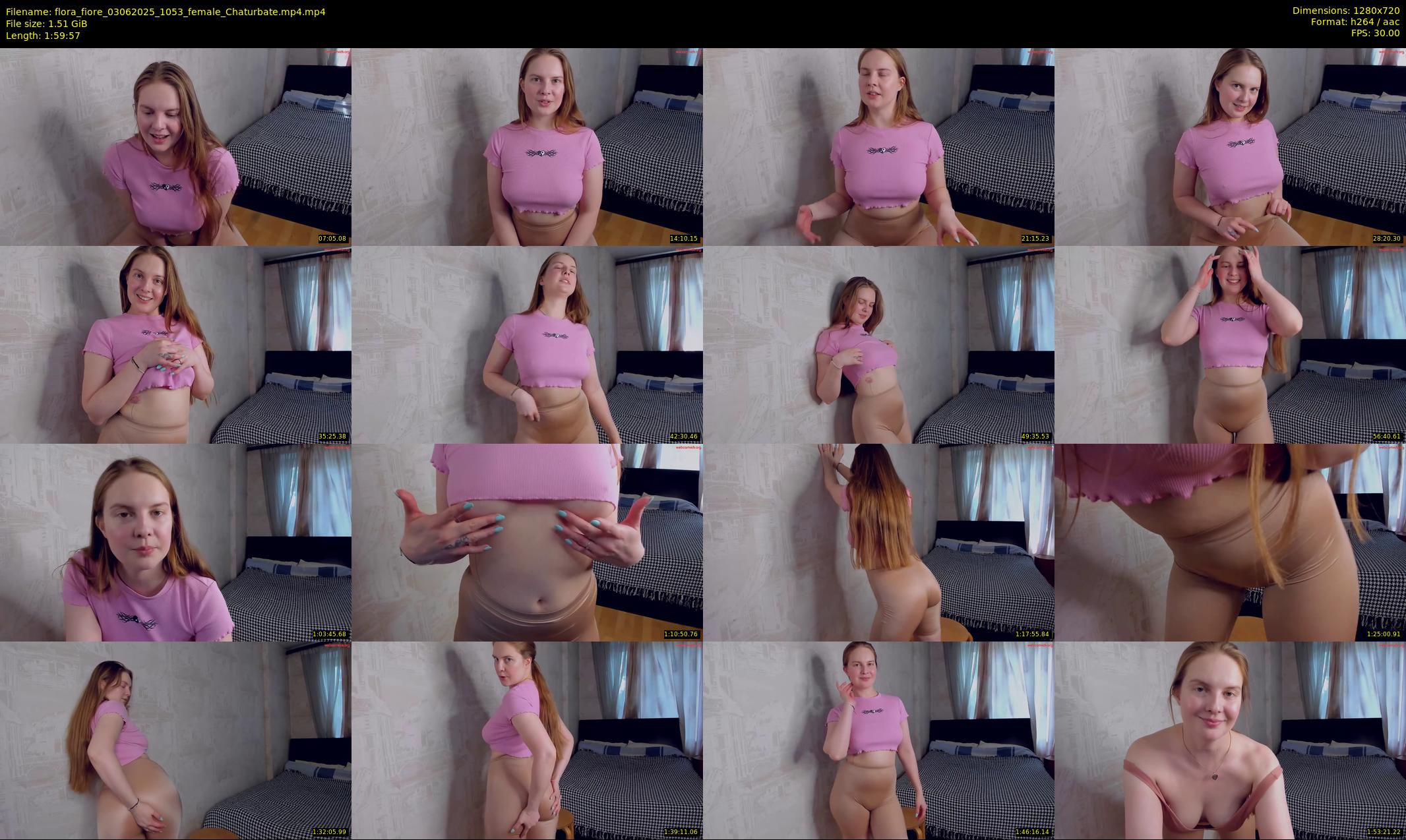 flora_fiore — 120 minute Chaturbate female cam show recording, 720p, Jun 3, 2025