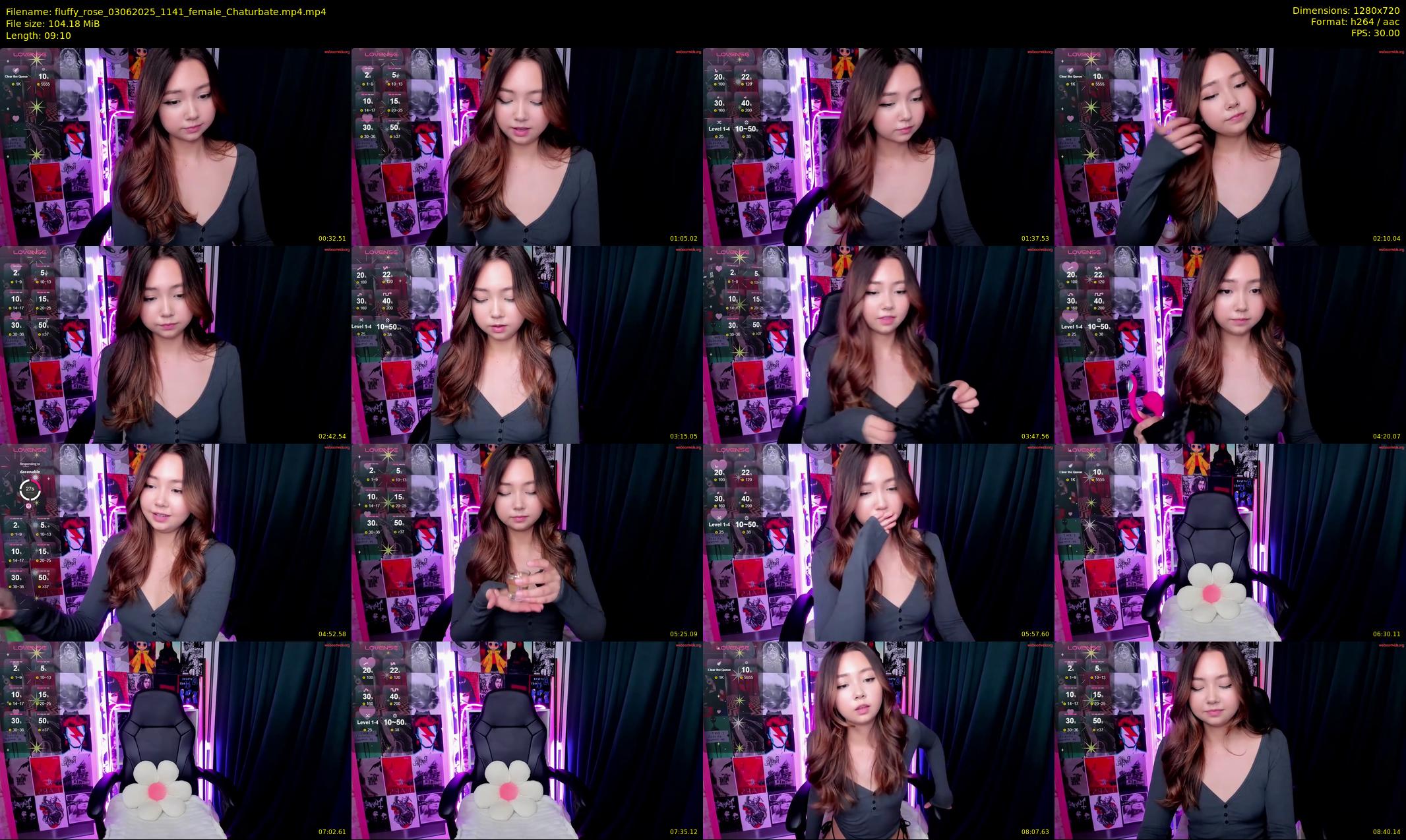 fluffy_rose — 10 minute Chaturbate female cam show recording, 720p, Jun 3, 2025