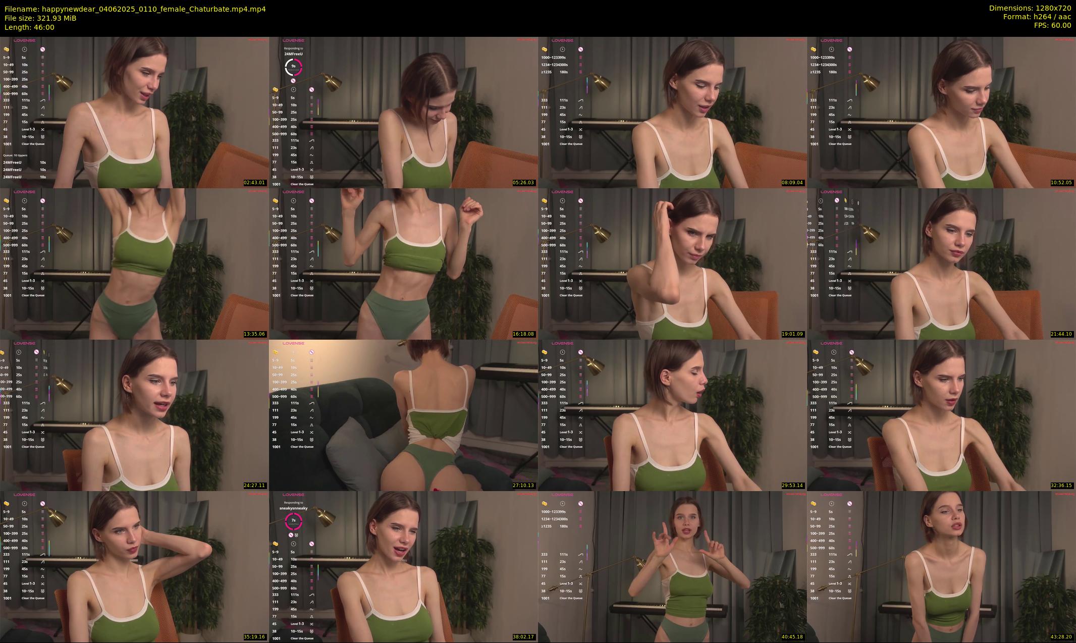 happynewdear — 46 minute Chaturbate female cam show recording, 720p, Jun 4, 2025