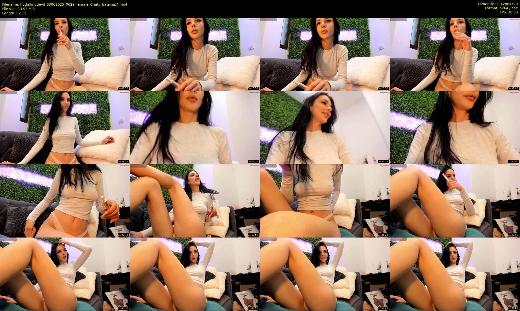 hotfallingdevil — 3 minute Chaturbate female cam show recording, 720p, Jun 3, 2025