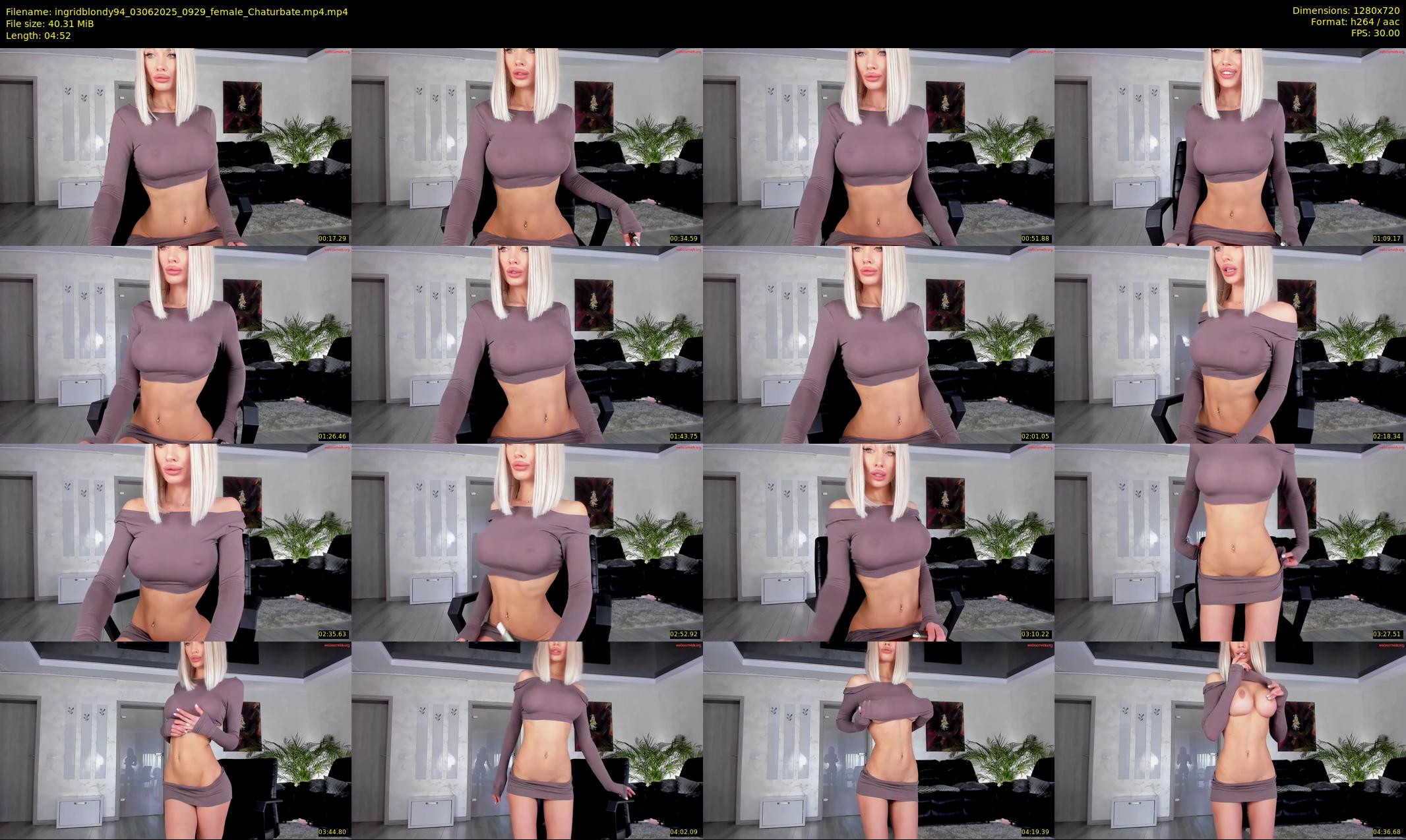 ingridblondy94 — 5 minute Chaturbate female cam show recording, 720p, Jun 3, 2025