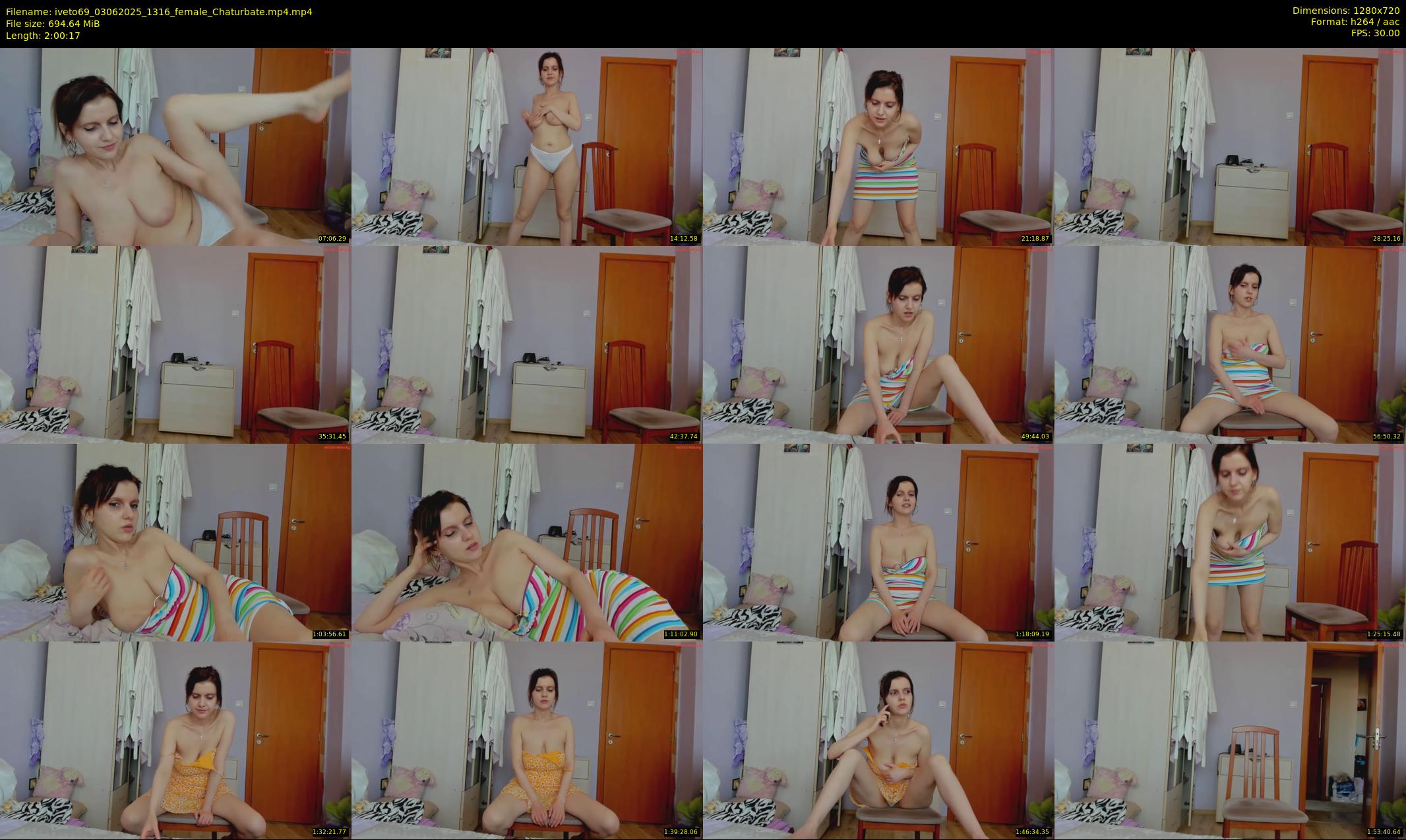 iveto69 — 121 minute Chaturbate female cam show recording, 720p, Jun 3, 2025