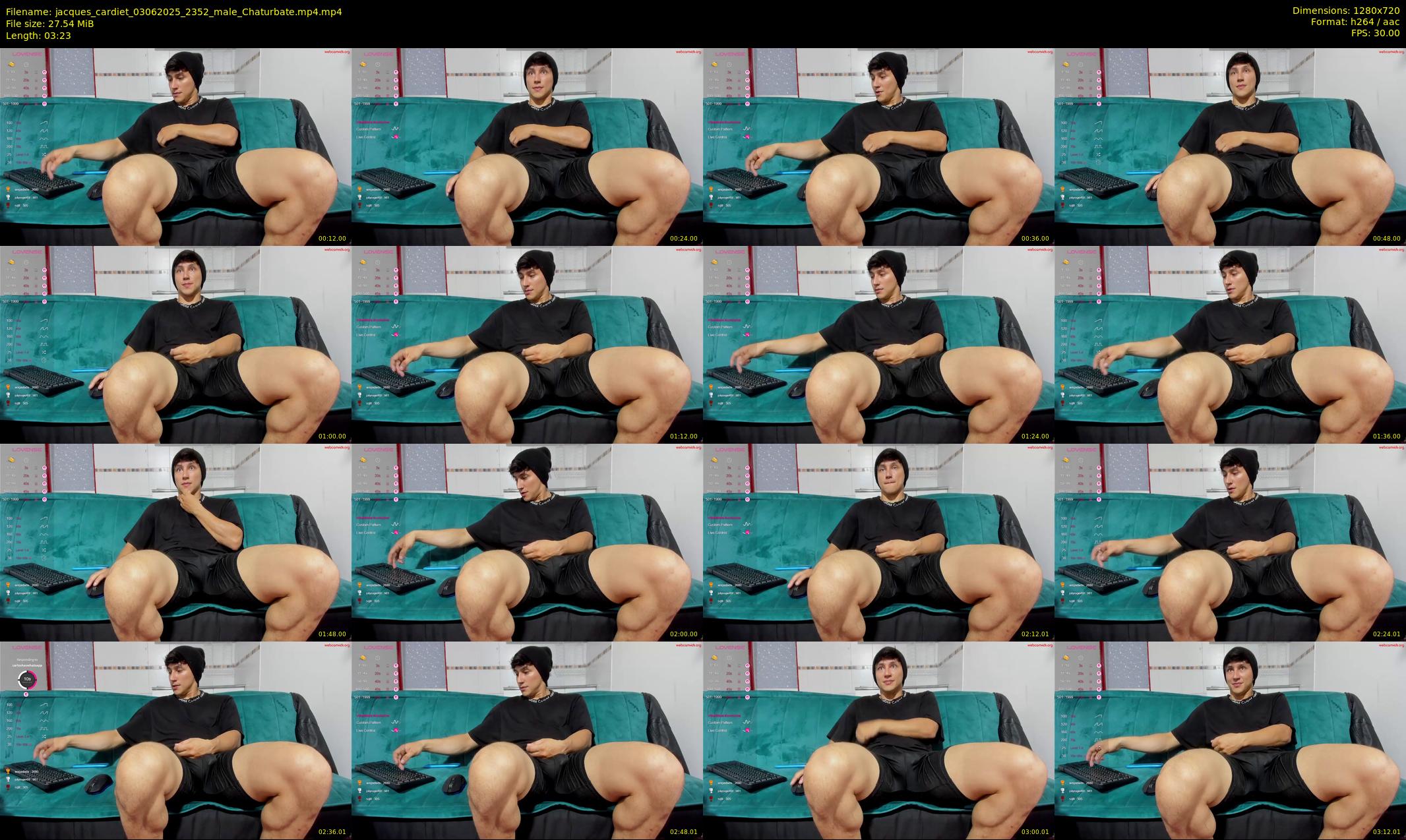 jacques_cardiet — 4 minute Chaturbate male cam show recording, 720p, Jun 3, 2025