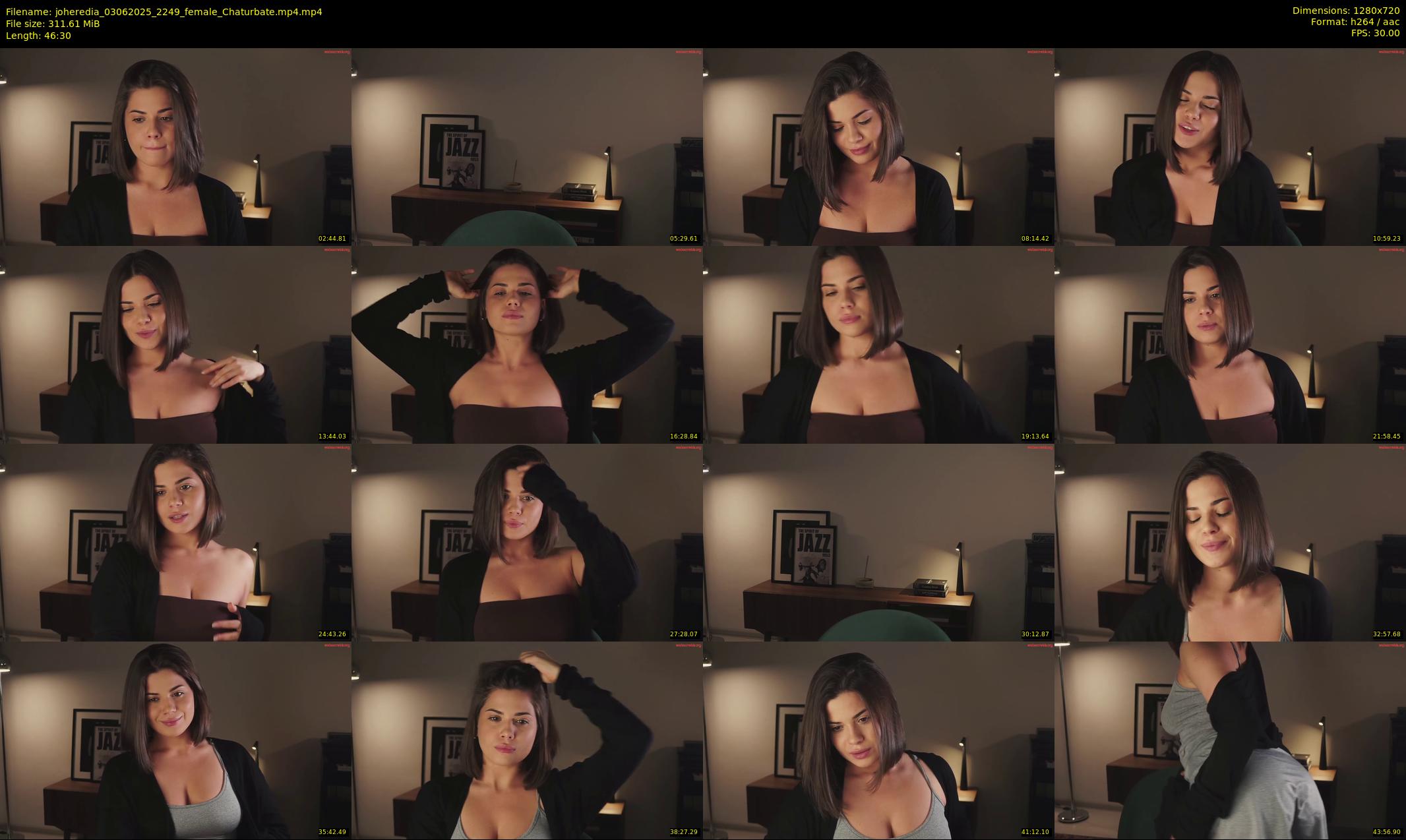 joheredia — 47 minute Chaturbate female cam show recording, 720p, Jun 3, 2025