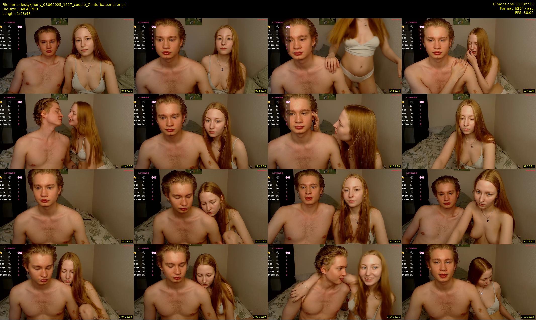 lessyxjhony — 84 minute Chaturbate couple cam show recording, 720p, Jun 3, 2025