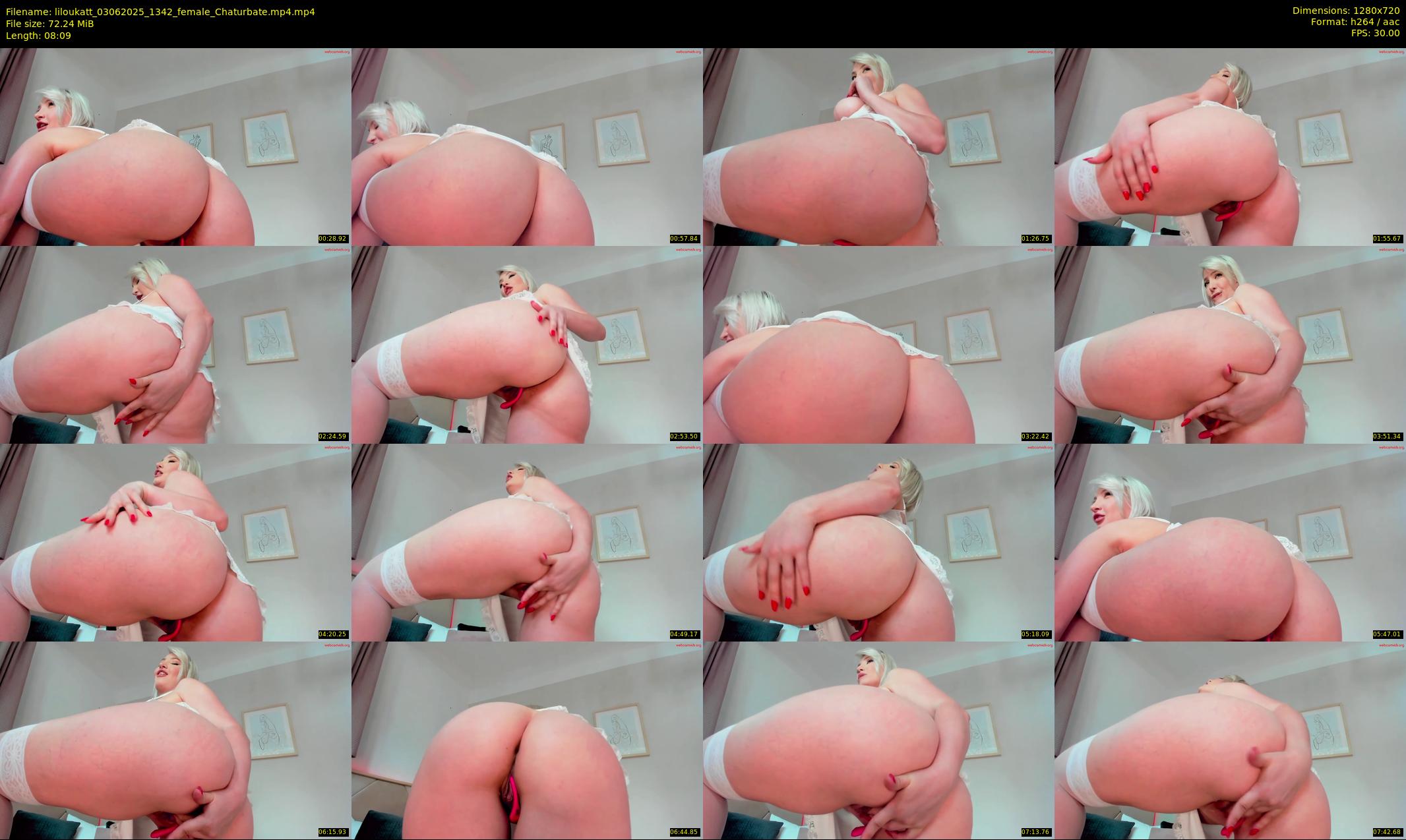 liloukatt — 9 minute Chaturbate female cam show recording, 720p, Jun 3, 2025