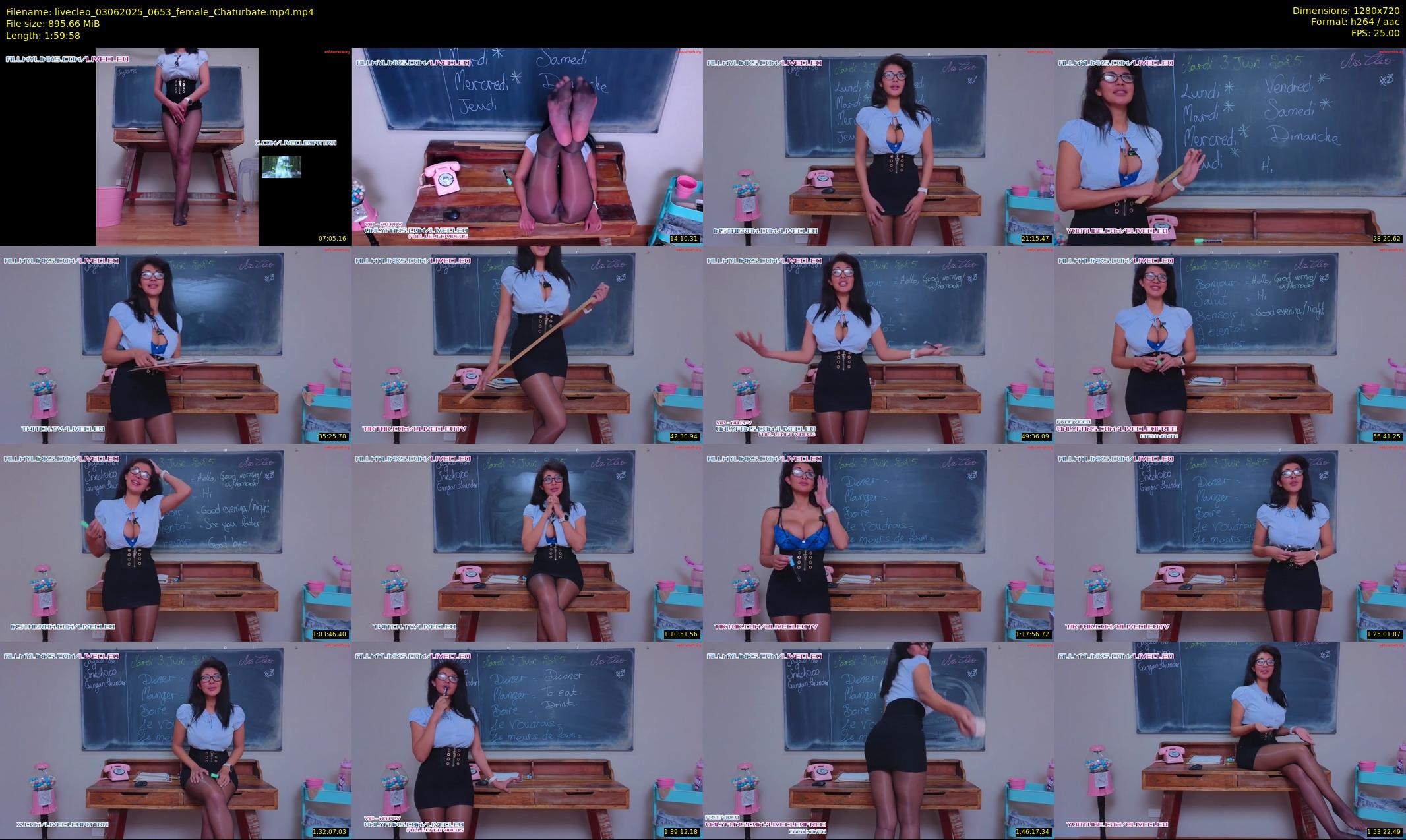 livecleo — 120 minute Chaturbate female cam show recording, 720p, Jun 3, 2025