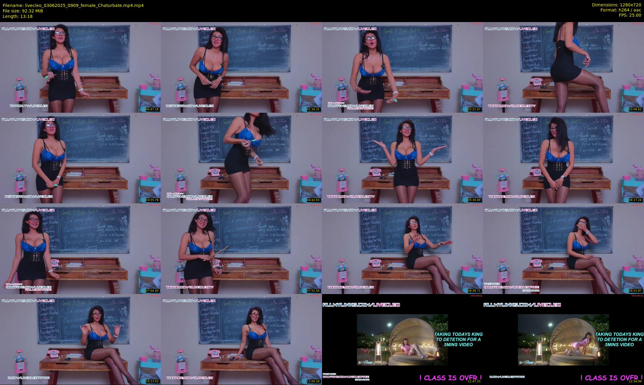 livecleo — 14 minute Chaturbate female cam show recording, 720p, Jun 3, 2025