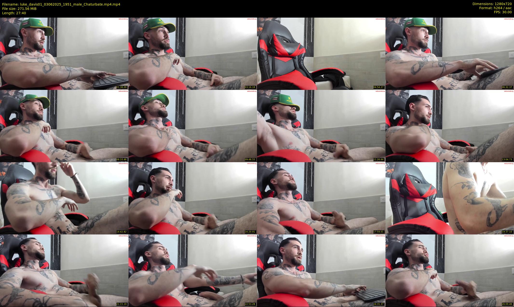 luke_davis01 — 28 minute Chaturbate male cam show recording, 720p, Jun 3, 2025
