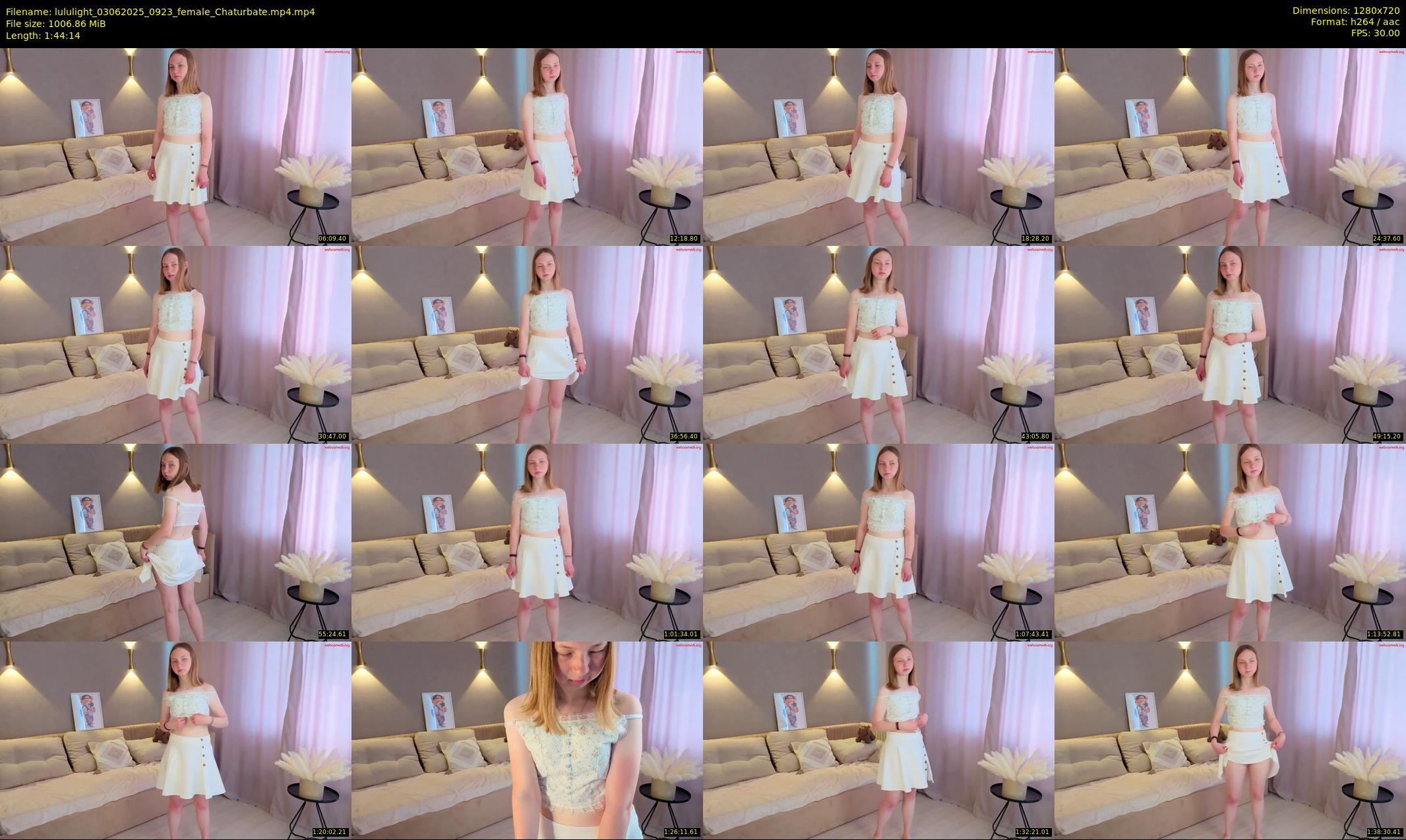 lululight — 105 minute Chaturbate female cam show recording, 720p, Jun 3, 2025