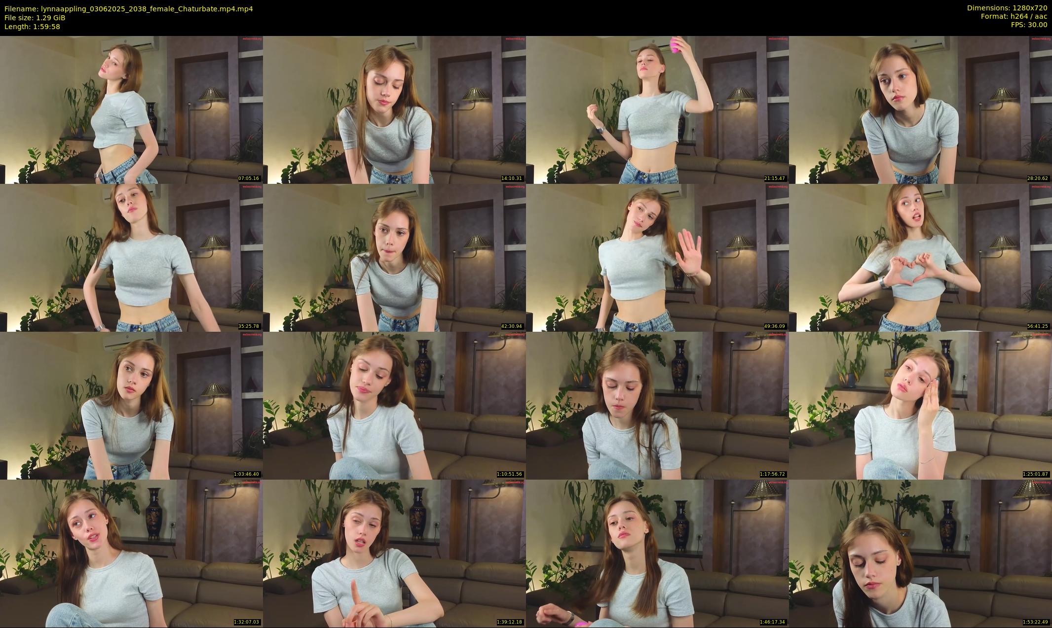 lynnaappling — 120 minute Chaturbate female cam show recording, 720p, Jun 3, 2025