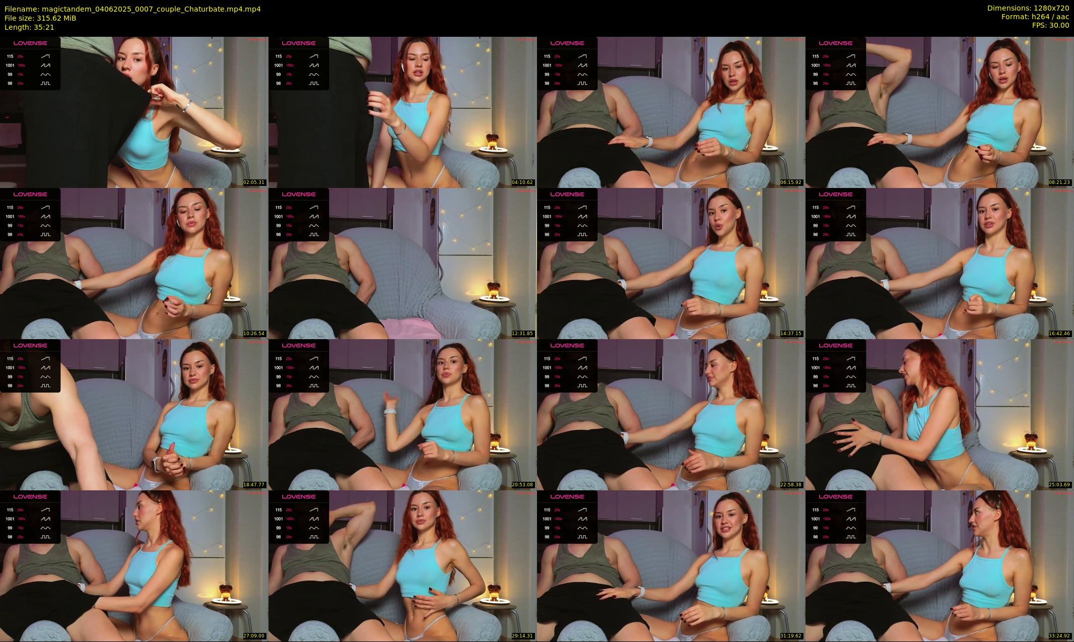 magictandem — 36 minute Chaturbate couple cam show recording, 720p, Jun 4, 2025