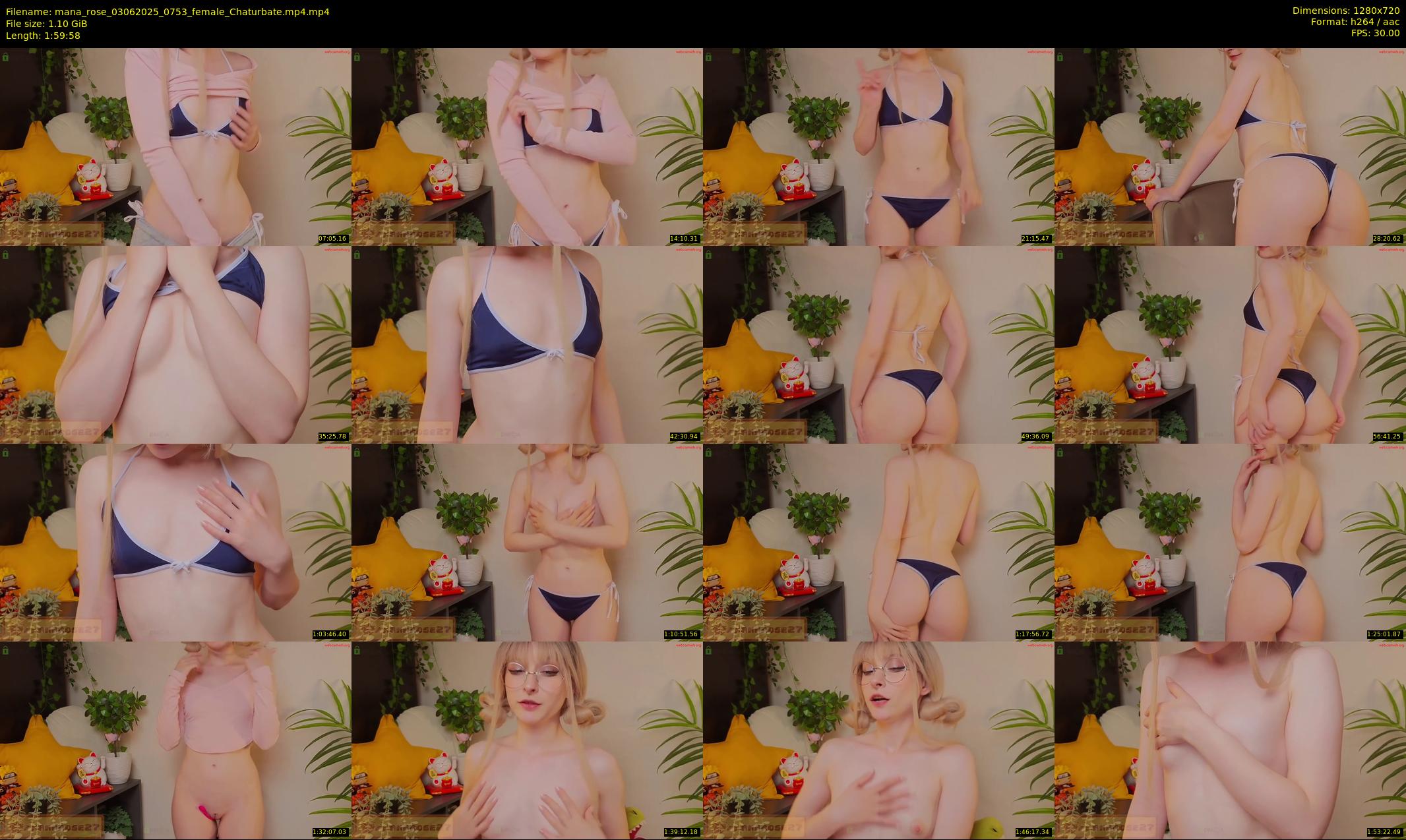 mana_rose — 120 minute Chaturbate female cam show recording, 720p, Jun 3, 2025