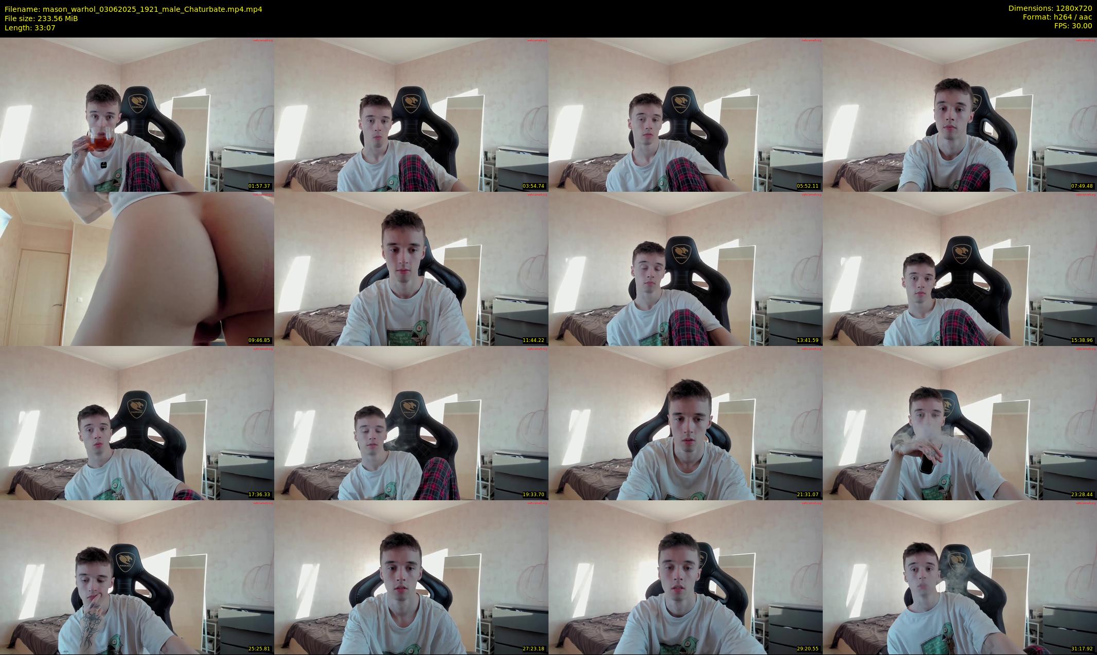 mason_warhol — 34 minute Chaturbate male cam show recording, 720p, Jun 3, 2025