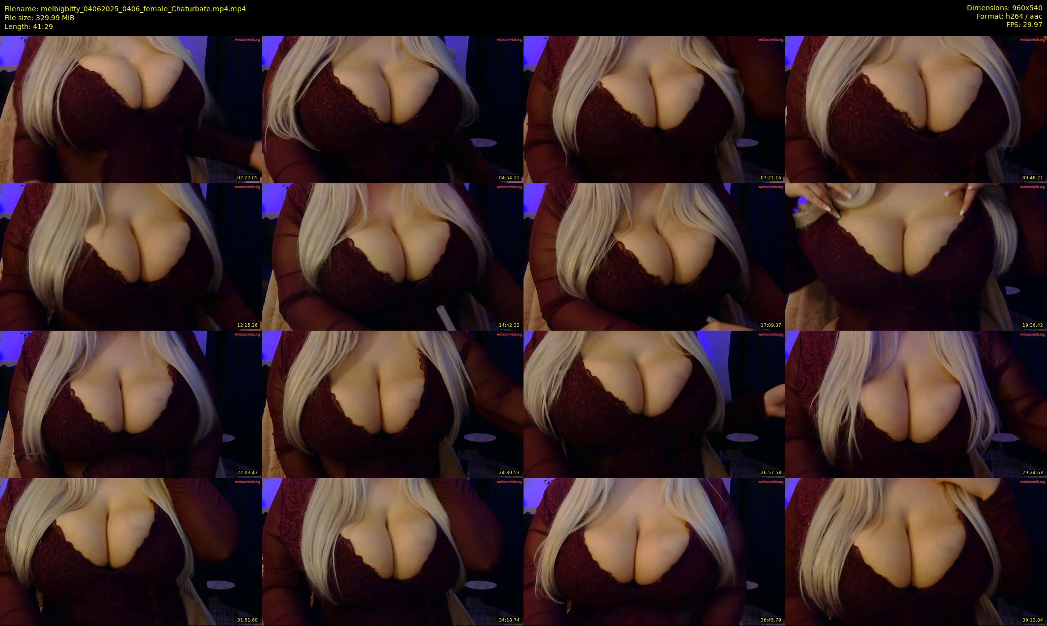 melbigbitty — 42 minute Chaturbate female cam show recording, 480p, Jun 4, 2025