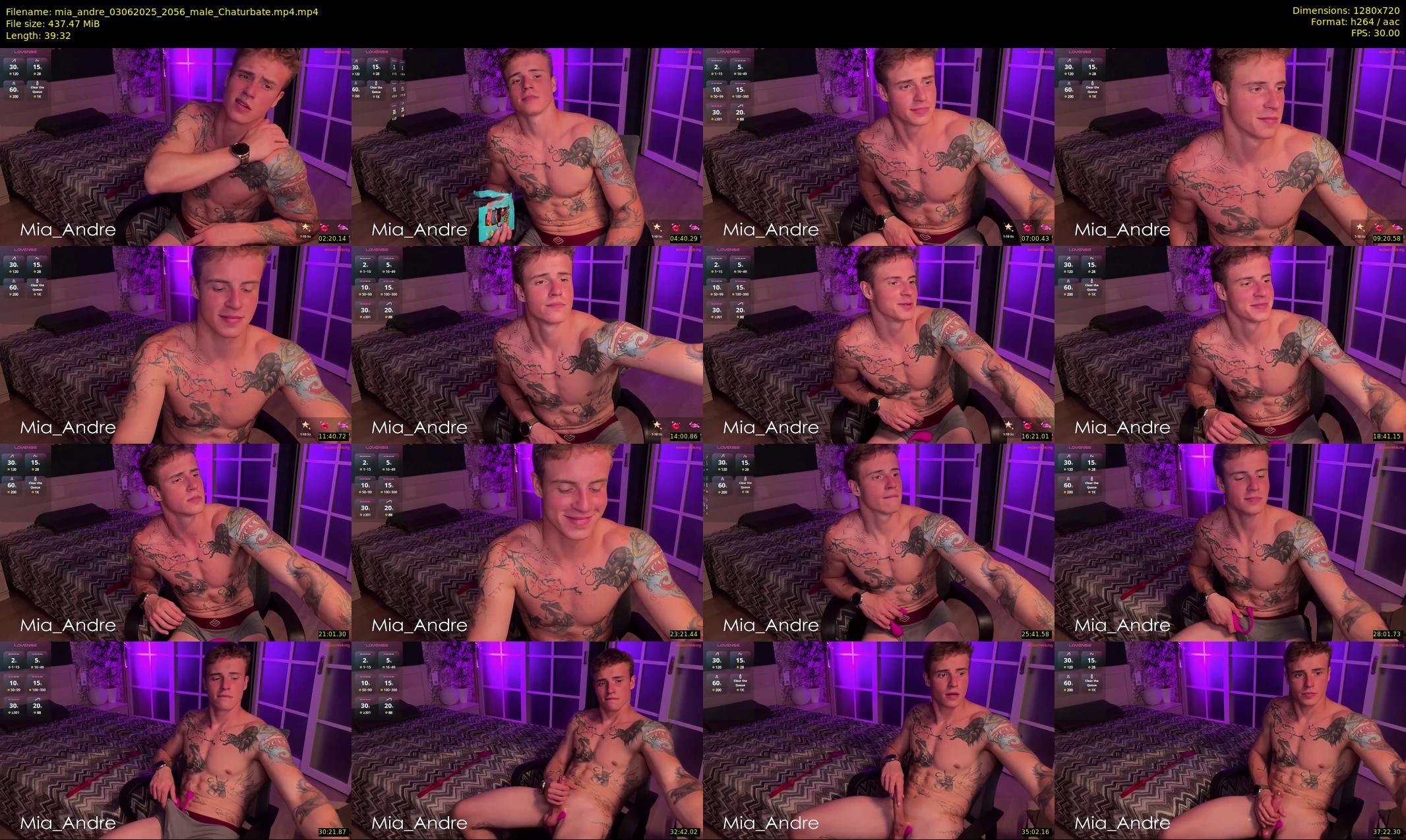 mia_andre — 40 minute Chaturbate couple cam show recording, 720p, Jun 3, 2025