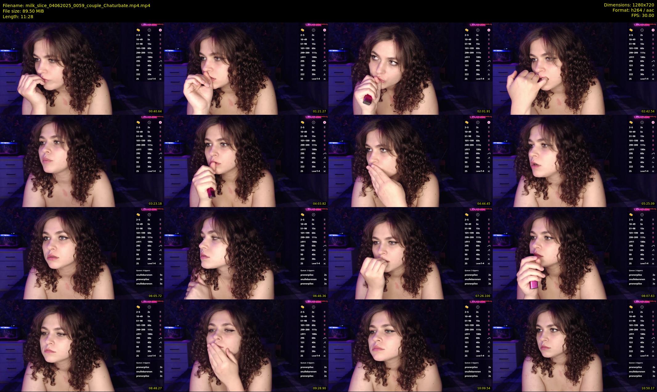 milk_slice — 12 minute Chaturbate couple cam show recording, 720p, Jun 4, 2025