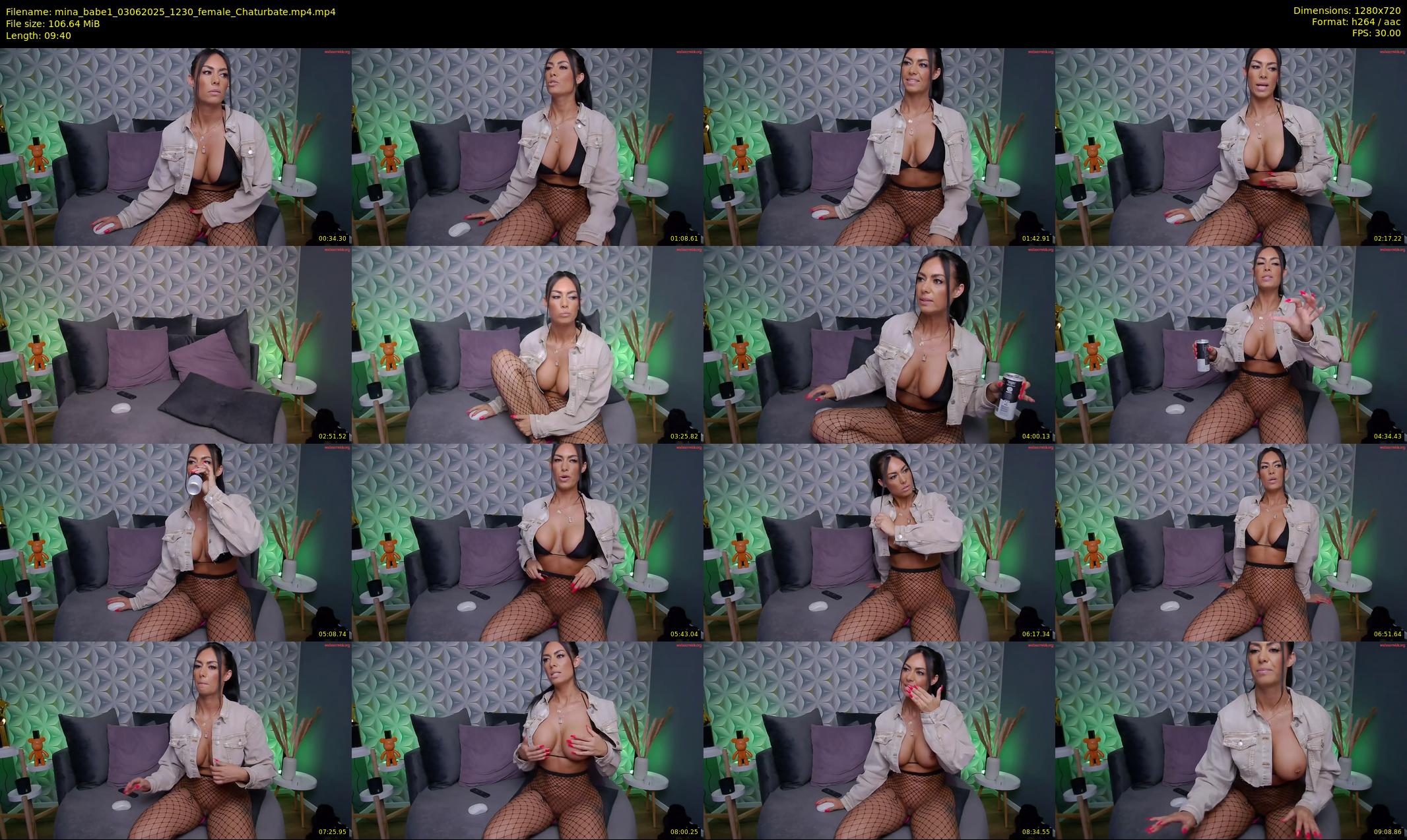 mina_babe1 — 10 minute Chaturbate female cam show recording, 720p, Jun 3, 2025