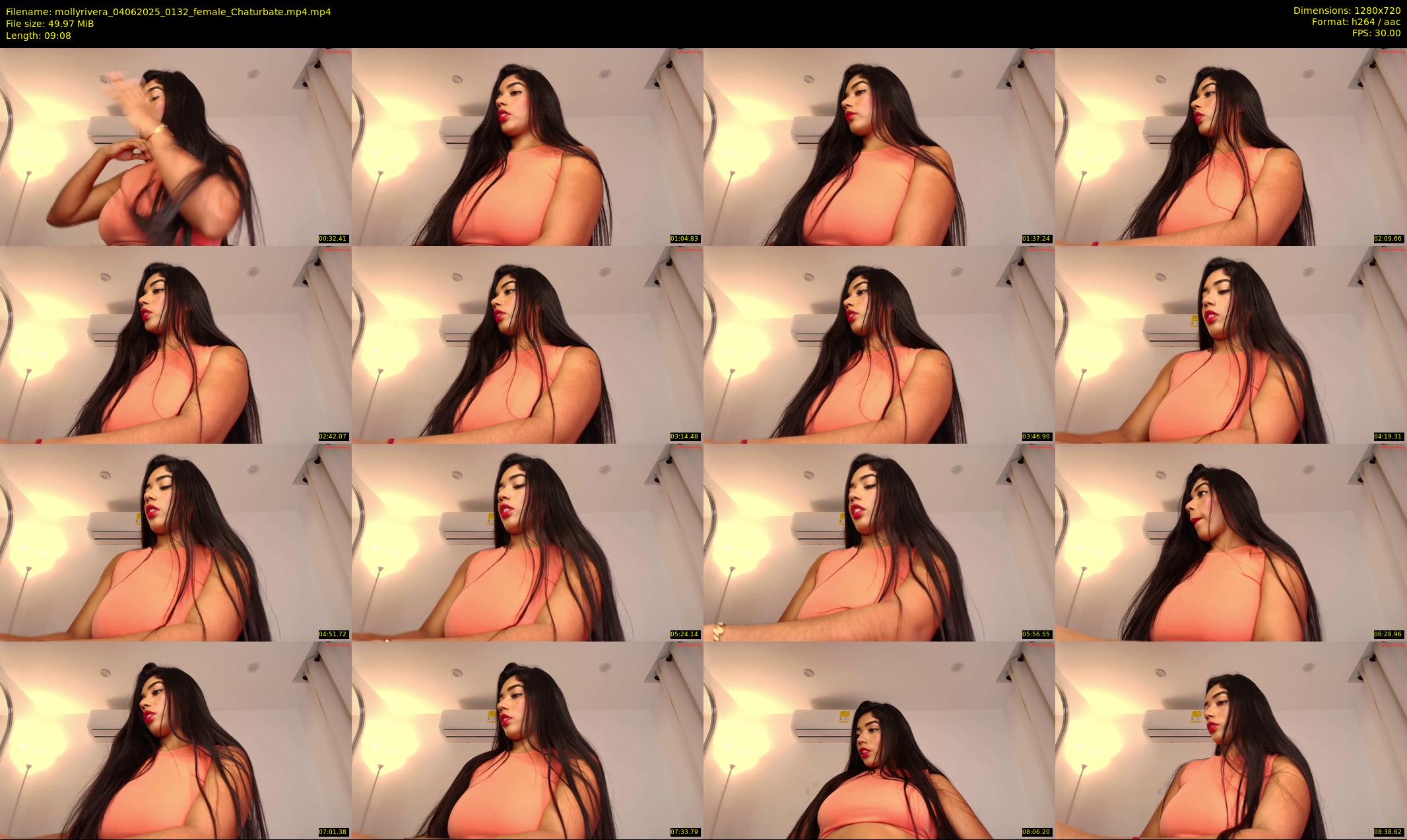 mollyrivera — 10 minute Chaturbate female cam show recording, 720p, Jun 4, 2025