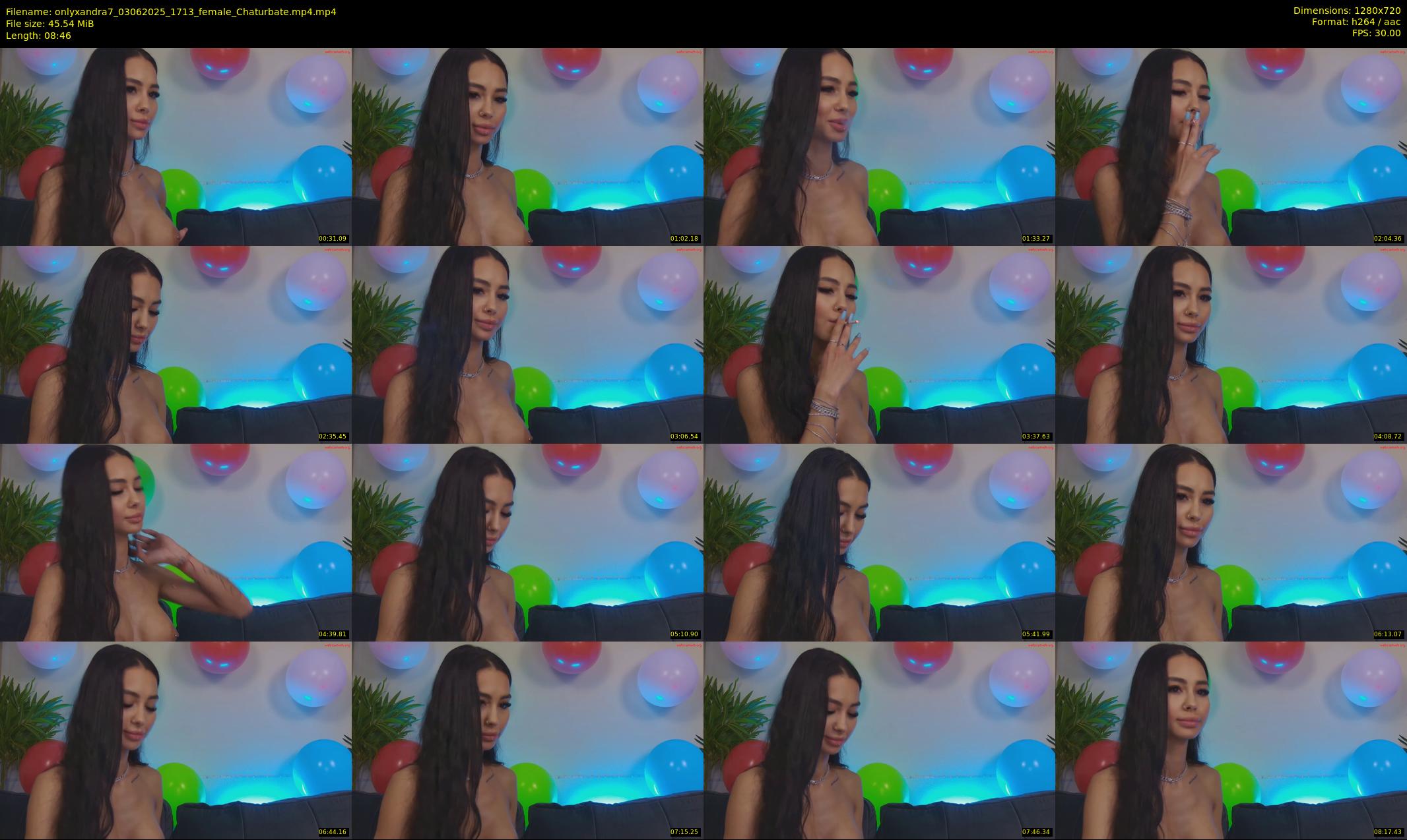 onlyxandra7 — 9 minute Chaturbate female cam show recording, 720p, Jun 3, 2025