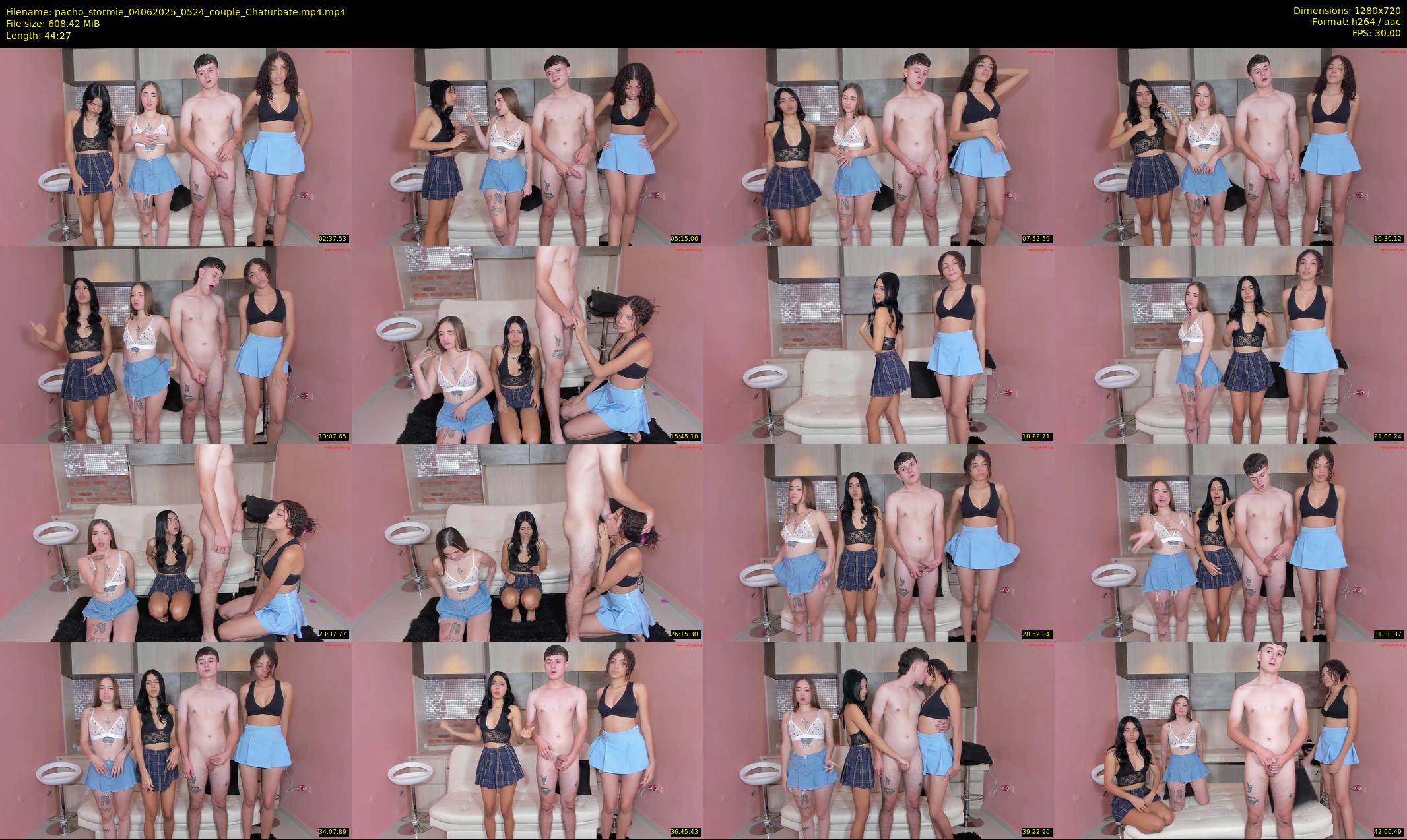 pacho_stormie — 45 minute Chaturbate couple cam show recording, 720p, Jun 4, 2025