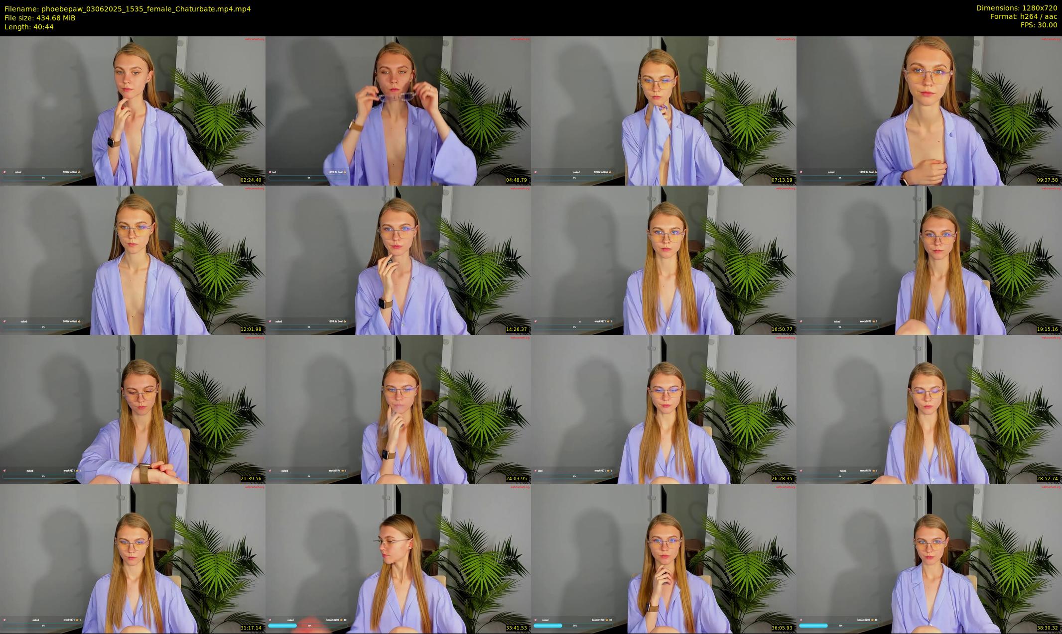 phoebepaw — 41 minute Chaturbate female cam show recording, 720p, Jun 3, 2025