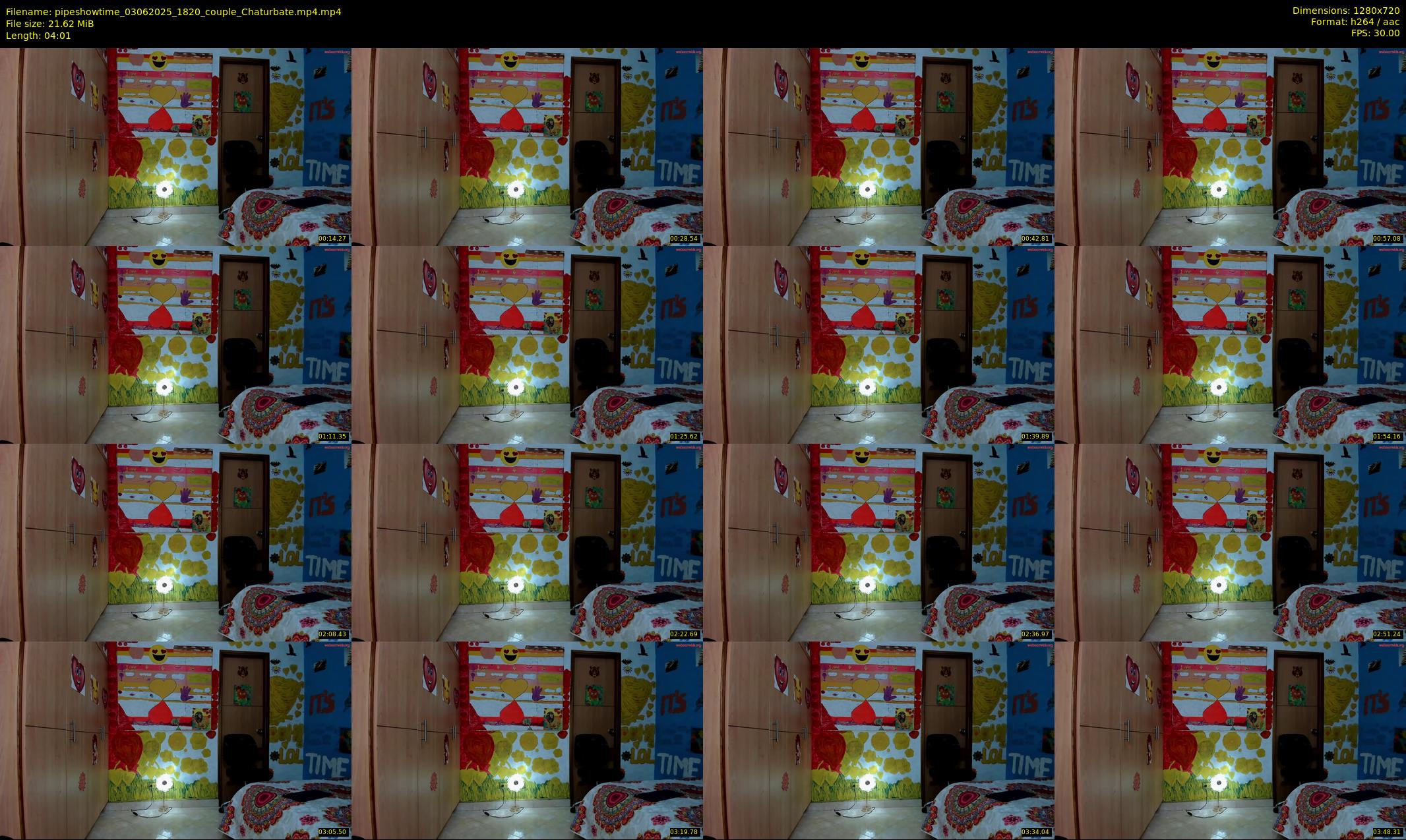 pipeshowtime — 5 minute Chaturbate couple cam show recording, 720p, Jun 3, 2025