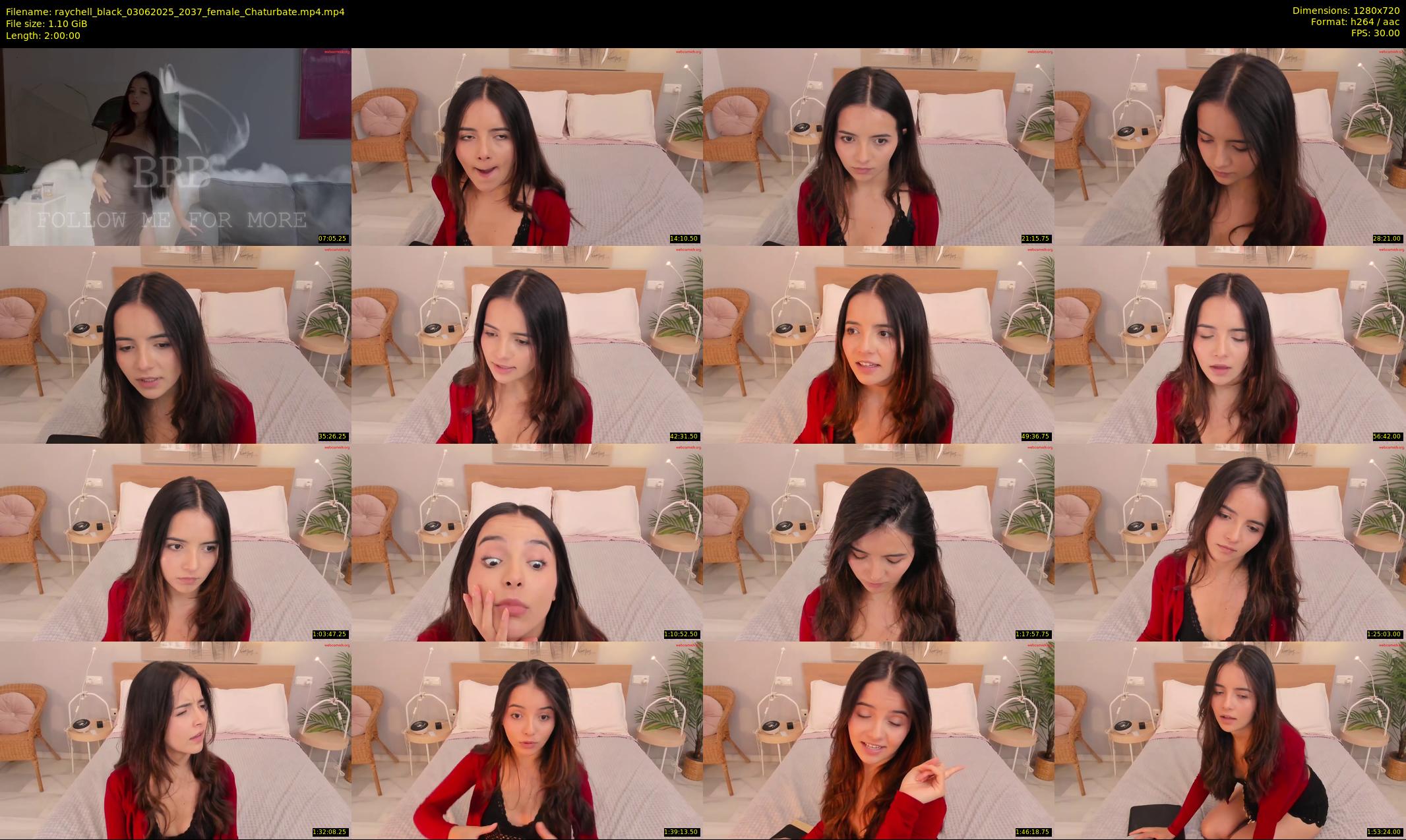 raychell_black — 120 minute Chaturbate female cam show recording, 720p, Jun 3, 2025