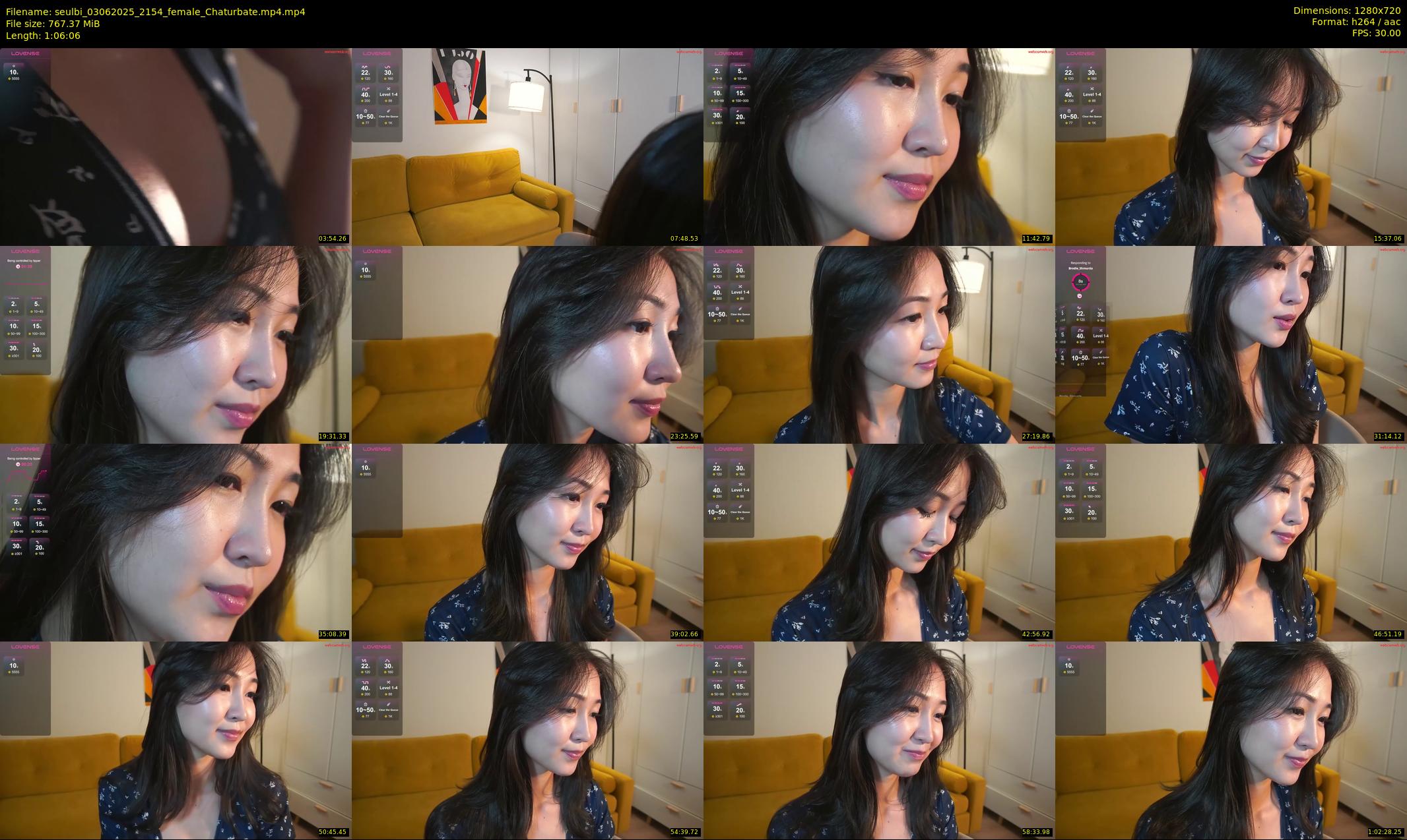 seulbi — 67 minute Chaturbate female cam show recording, 720p, Jun 3, 2025