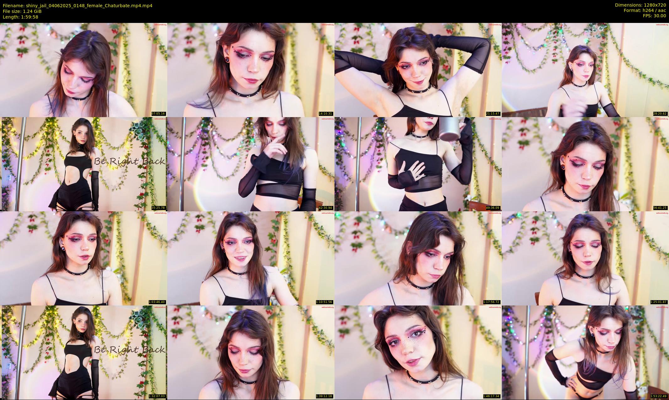 shiny_jail — 120 minute Chaturbate female cam show recording, 720p, Jun 4, 2025