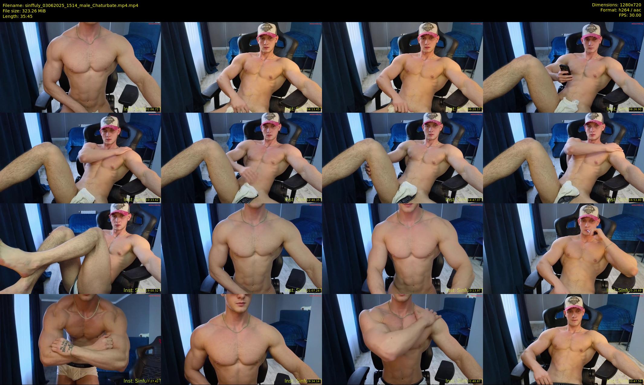 sinffuly — 36 minute Chaturbate male cam show recording, 720p, Jun 3, 2025
