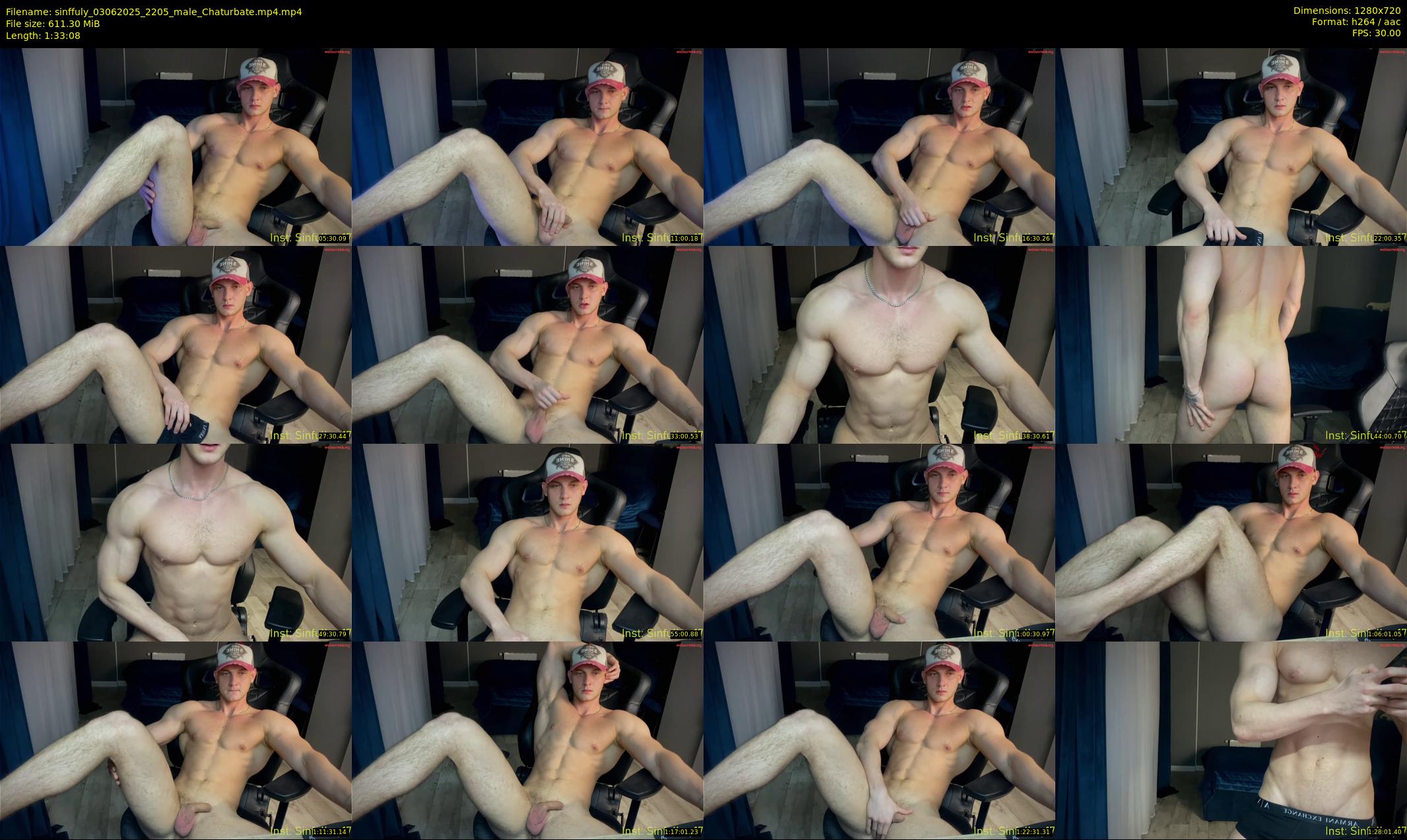 sinffuly — 94 minute Chaturbate male cam show recording, 720p, Jun 3, 2025