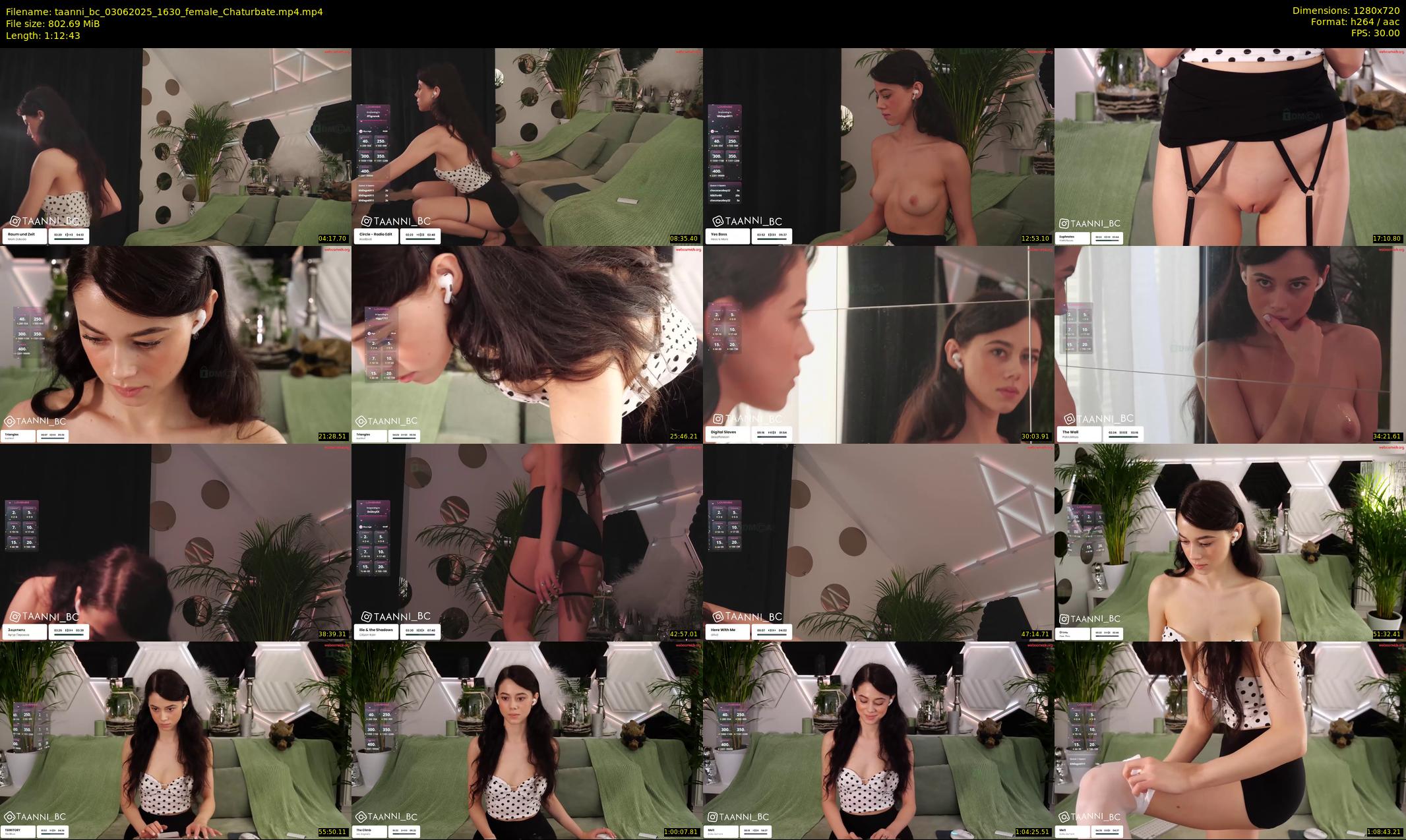 taanni_bc — 73 minute Chaturbate female cam show recording, 720p, Jun 3, 2025