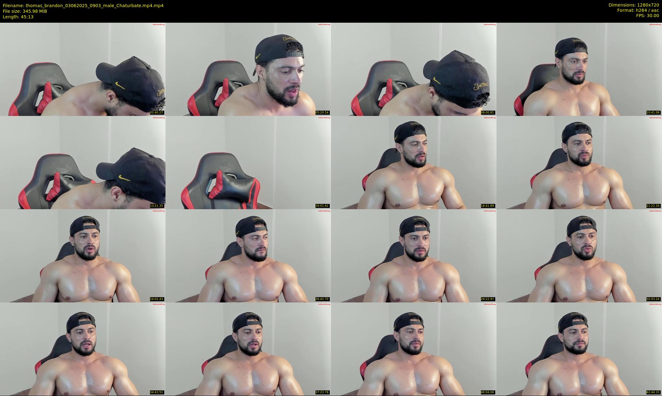 thomas_brandon — 46 minute Chaturbate male cam show recording, 720p, Jun 3, 2025