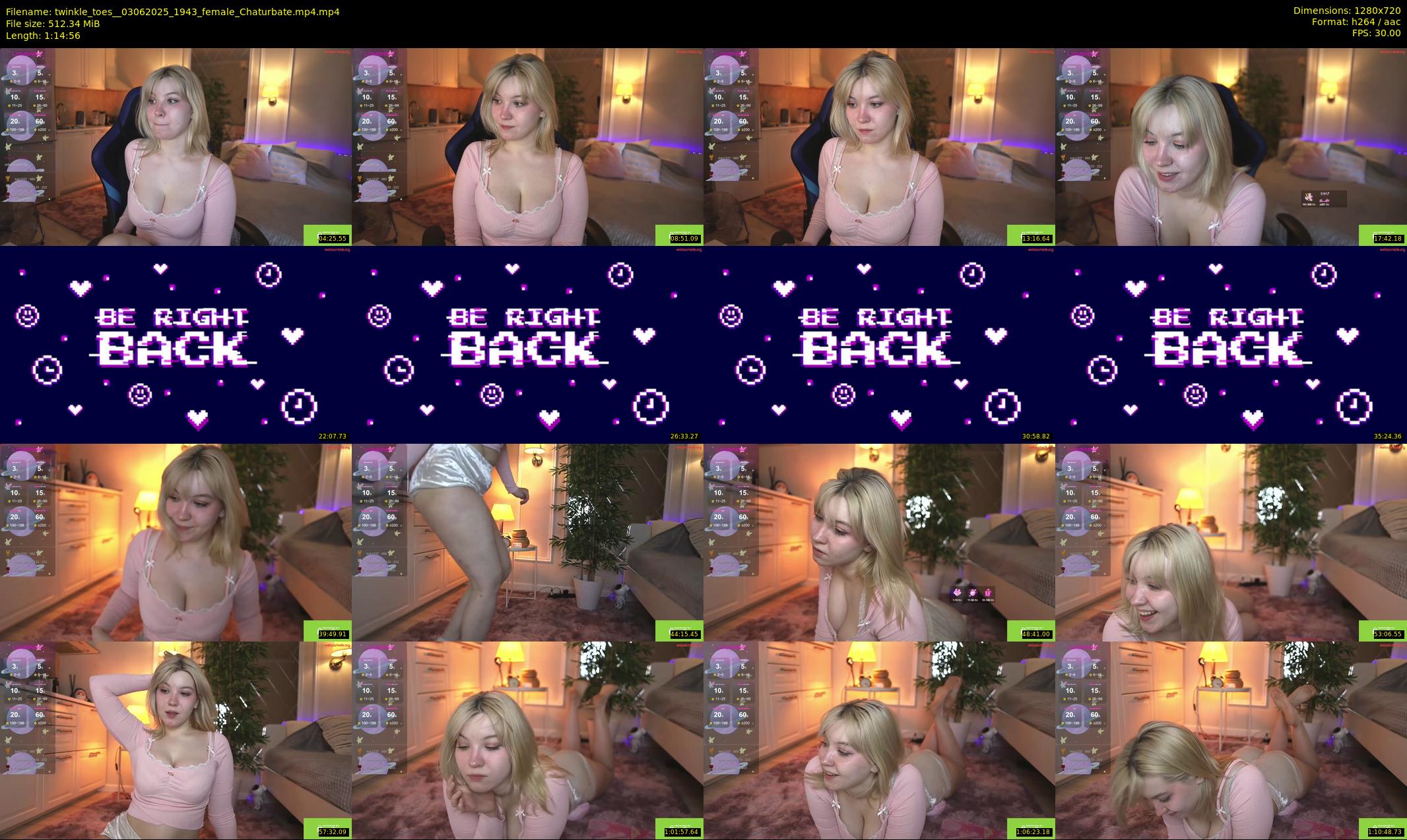 twinkle_toes_ — 75 minute Chaturbate female cam show recording, 720p, Jun 3, 2025