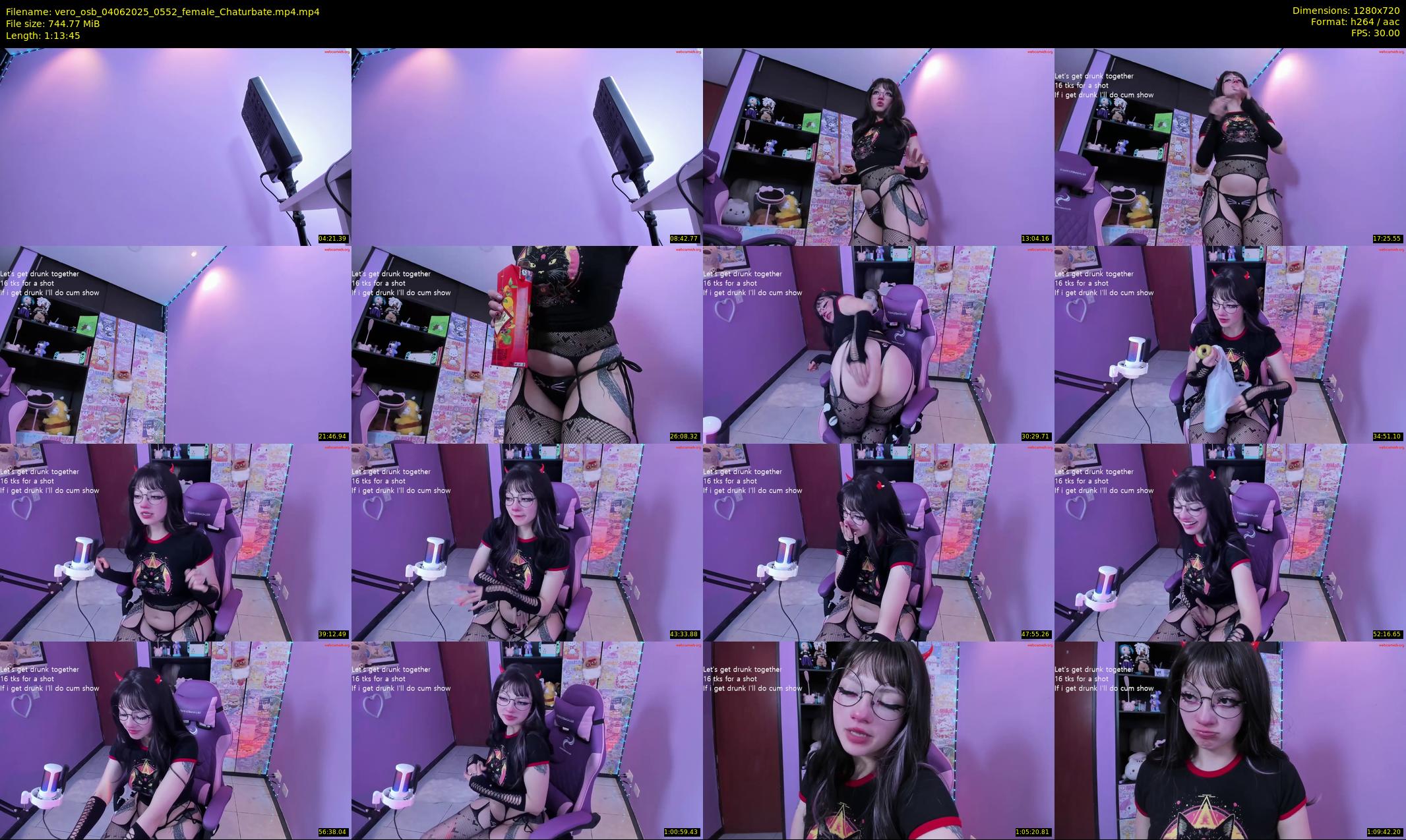 vero_osb — 74 minute Chaturbate female cam show recording, 720p, Jun 4, 2025