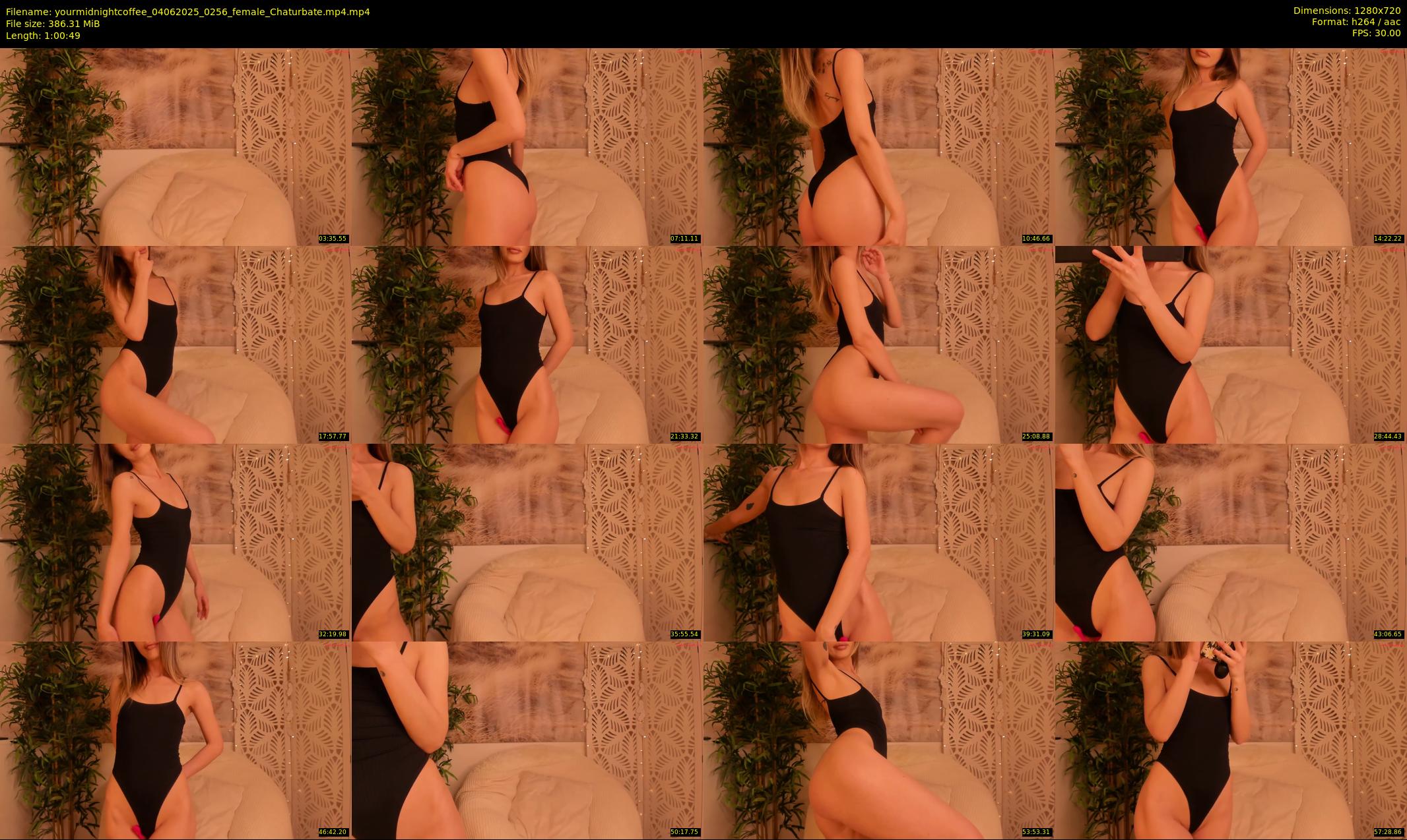 yourmidnightcoffee — 61 minute Chaturbate female cam show recording, 720p, Jun 4, 2025