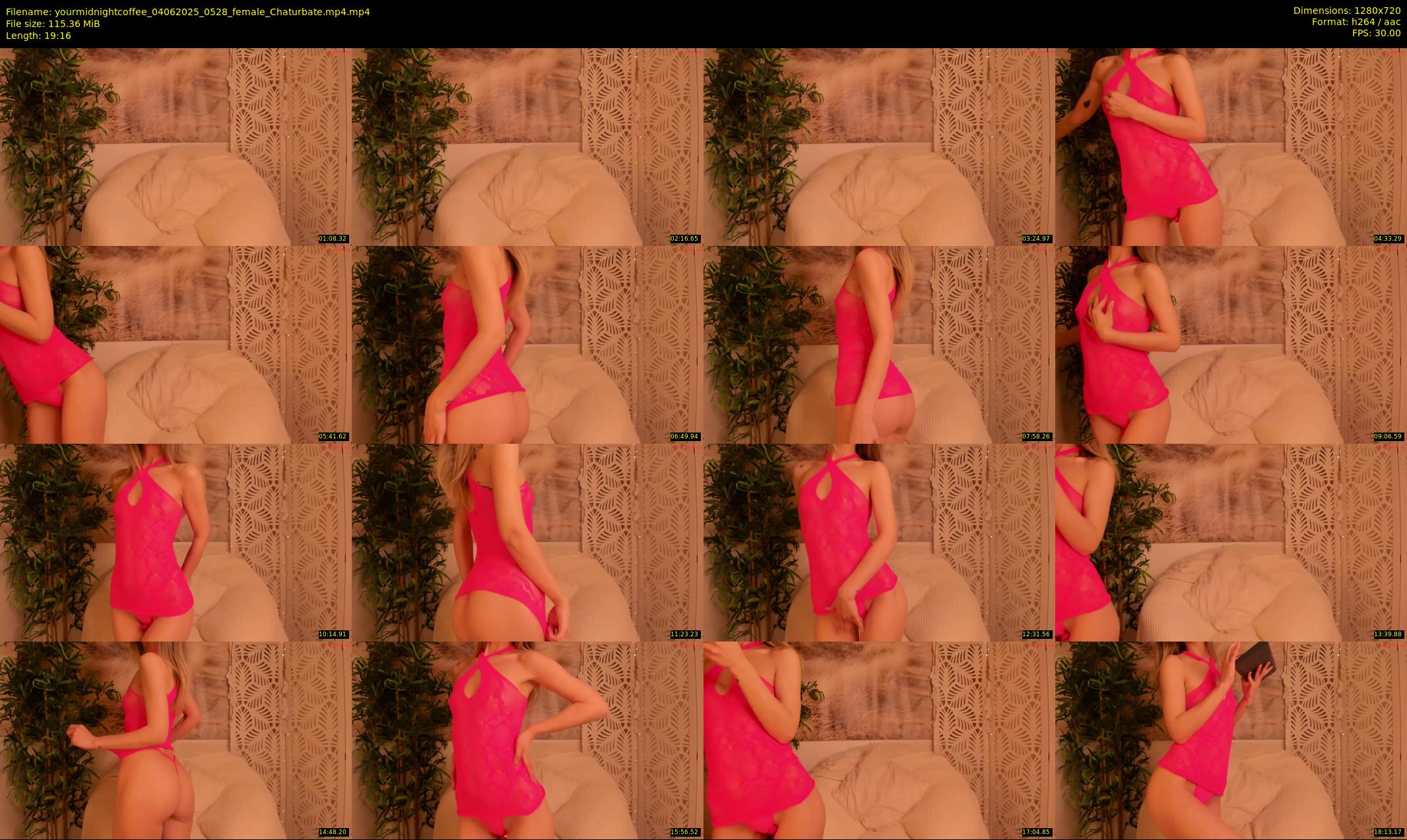 yourmidnightcoffee — 20 minute Chaturbate female cam show recording, 720p, Jun 4, 2025