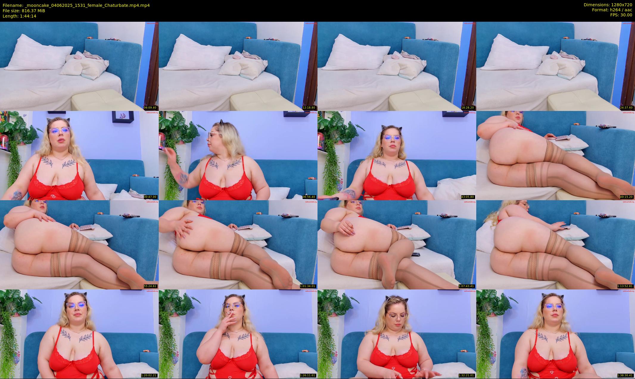 _mooncake — 105 minute Chaturbate female cam show recording, 720p, Jun 4, 2025
