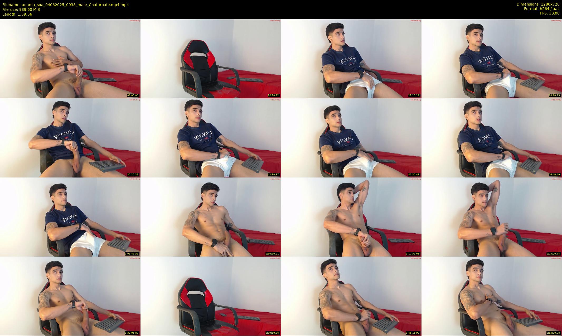 adama_soa — 120 minute Chaturbate male cam show recording, 720p, Jun 4, 2025