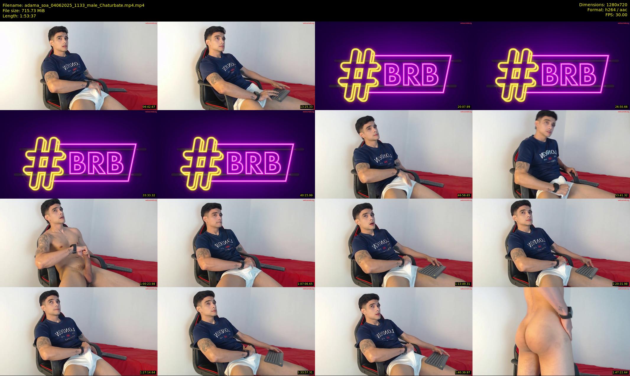 adama_soa — 114 minute Chaturbate male cam show recording, 720p, Jun 4, 2025