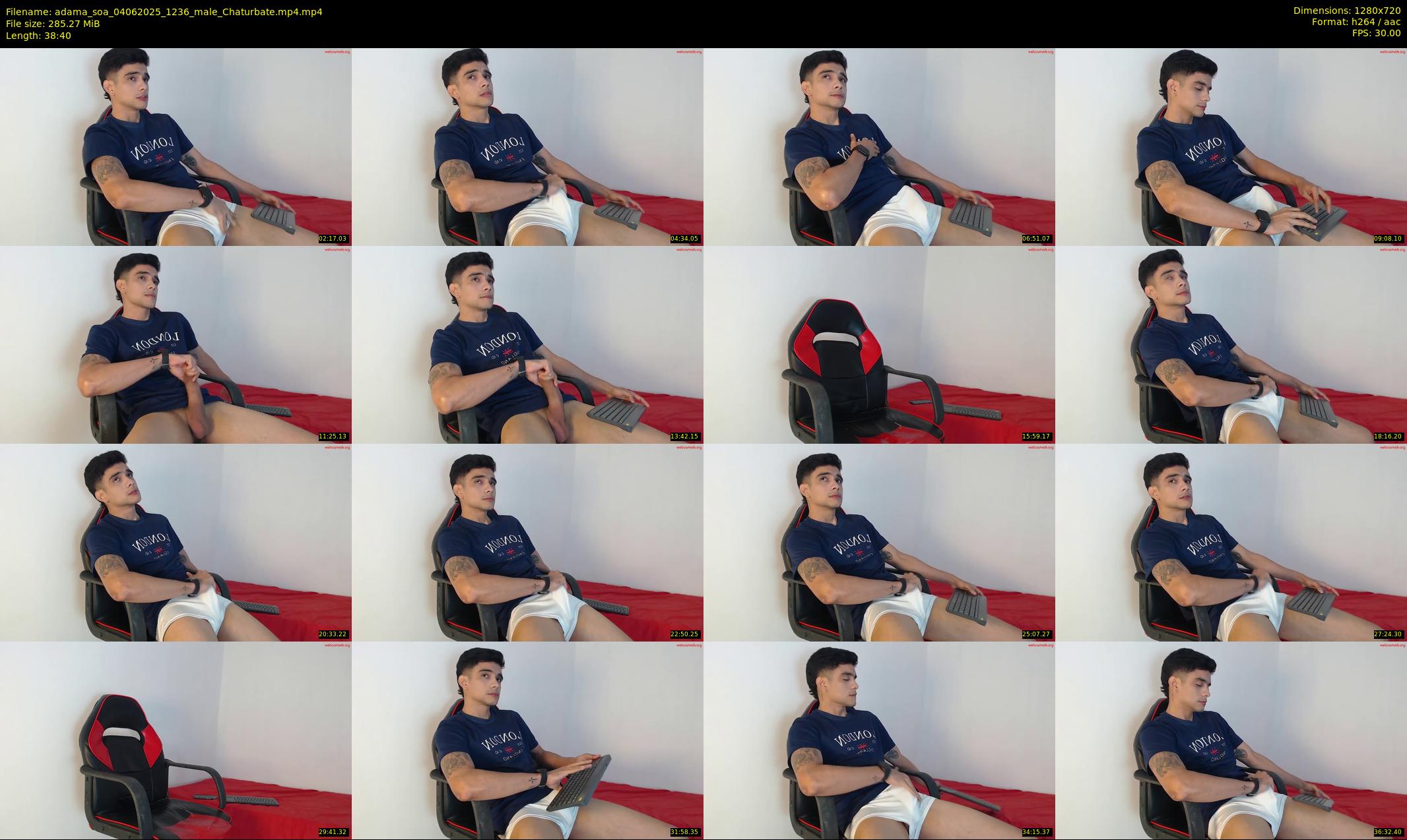 adama_soa — 39 minute Chaturbate male cam show recording, 720p, Jun 4, 2025
