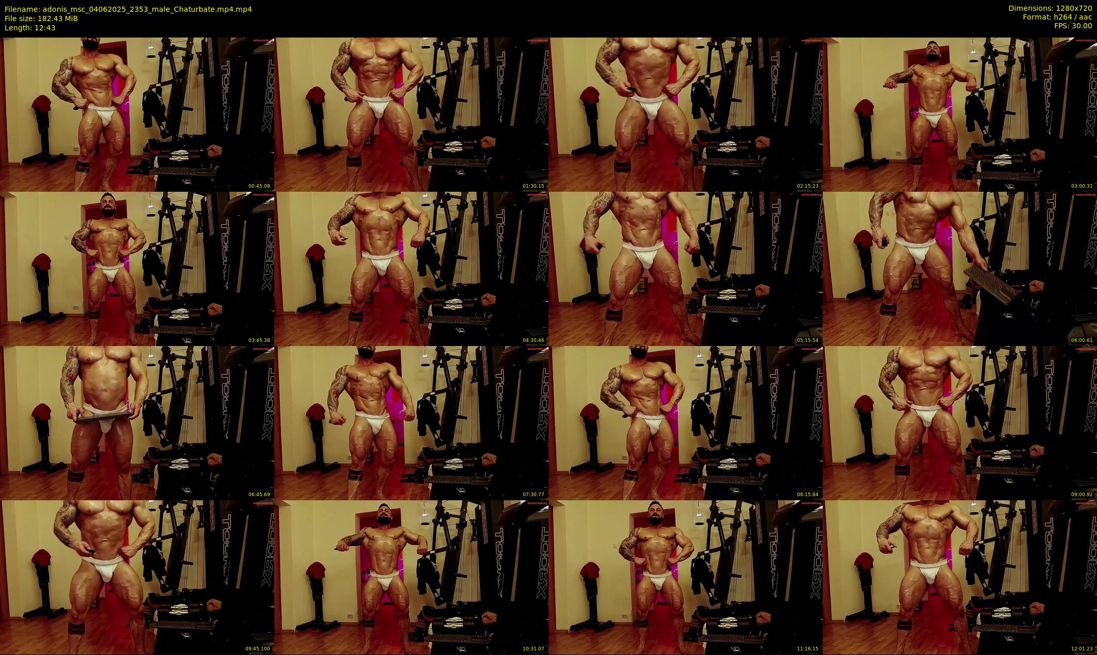 adonis_msc — 13 minute Chaturbate male cam show recording, 720p, Jun 4, 2025